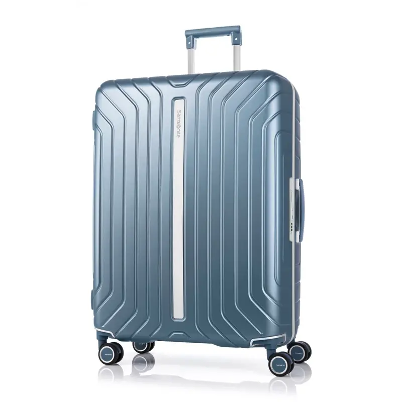 Ice Blue Lite-Frame Checked Spinner Checked Luggage | 1308-OGVMK - SAMSONITE OUTLET