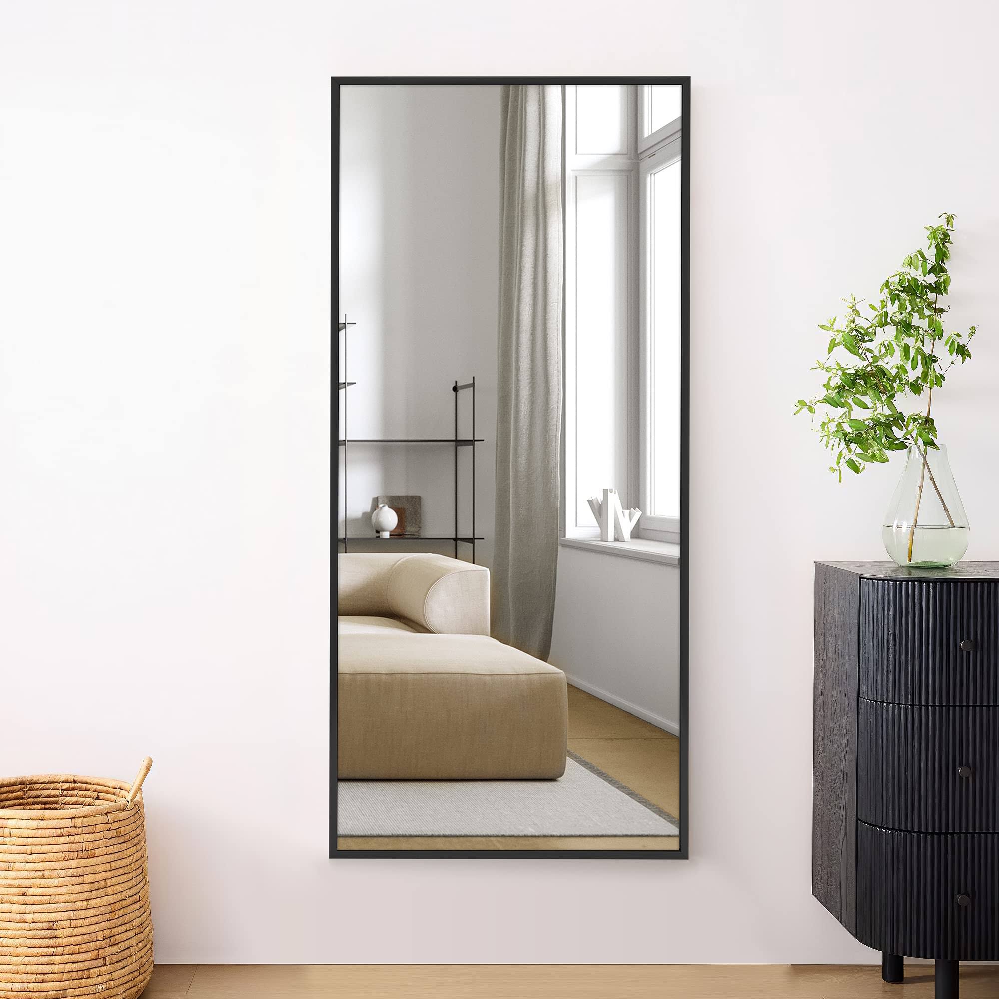 MIRUO Full Length Mirror Decor Wall Mounted Mirror Floor Mirror, 47