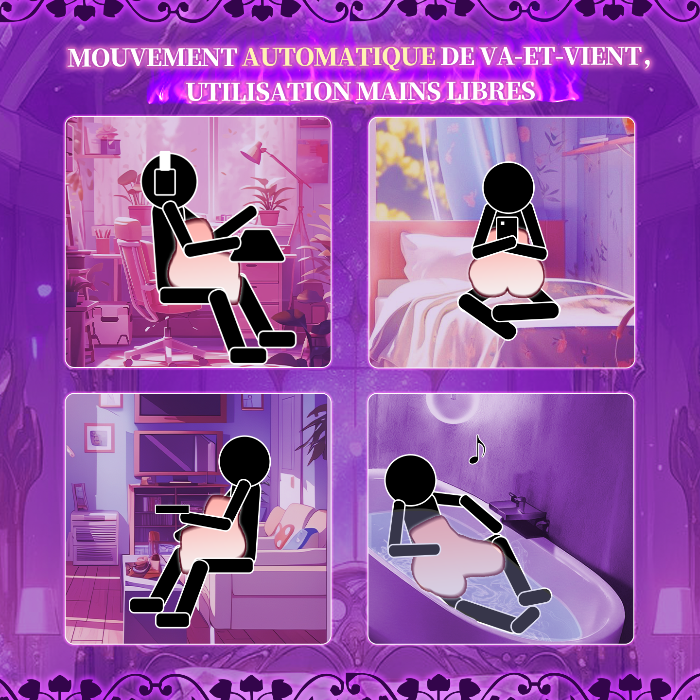 Reproduction 1:1 d'un fessier anime charnu de 12kg.