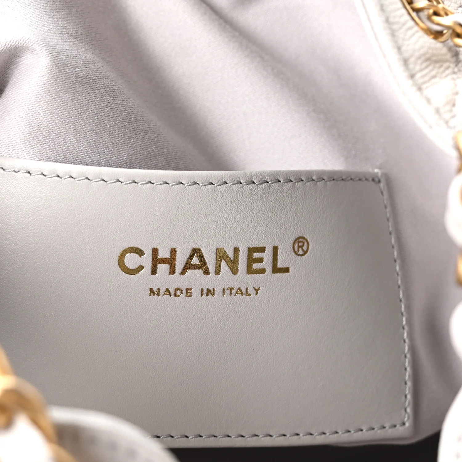 Caviar Quilted Medium Chanel 25 Handbag Light Gray