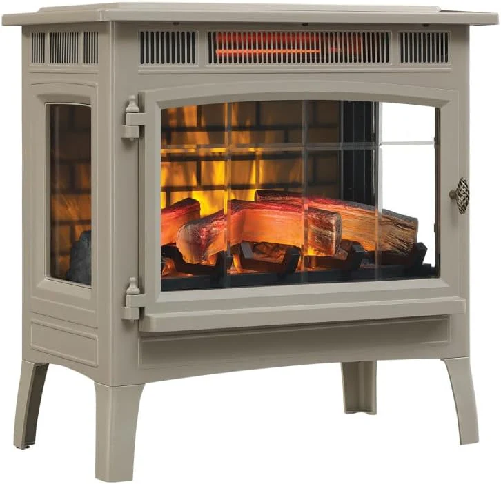 Poêle-cheminée électrique autoportant Duraflame avec effet de flamme 3D