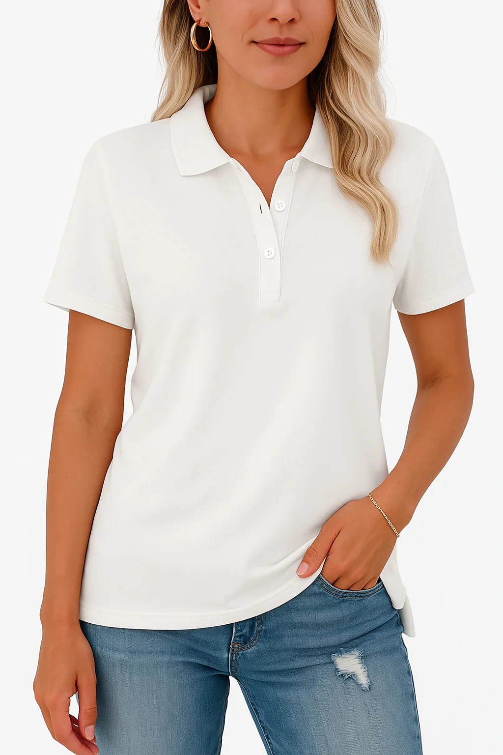 Julia - Chemise Polo Respirante au Style Élégant