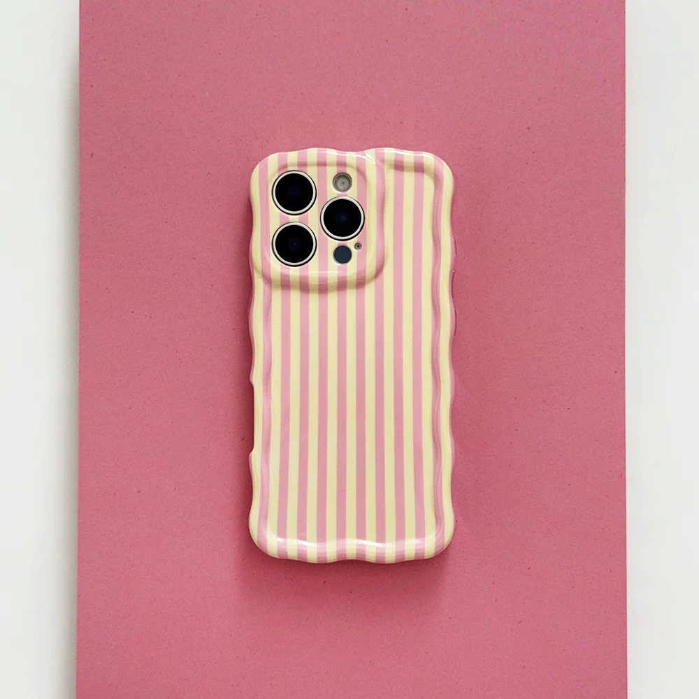 Wavy Phone Case - Pink Lemonade