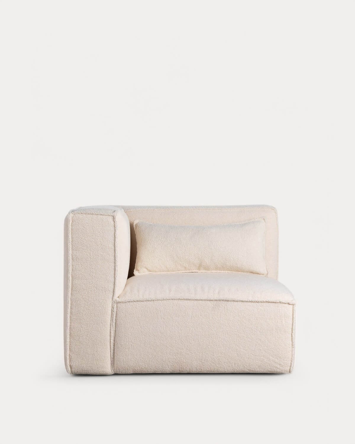 Kilhe Bouclé - Módulo Sillón Esquinero para Sofá de Tela Boucle Kilhe