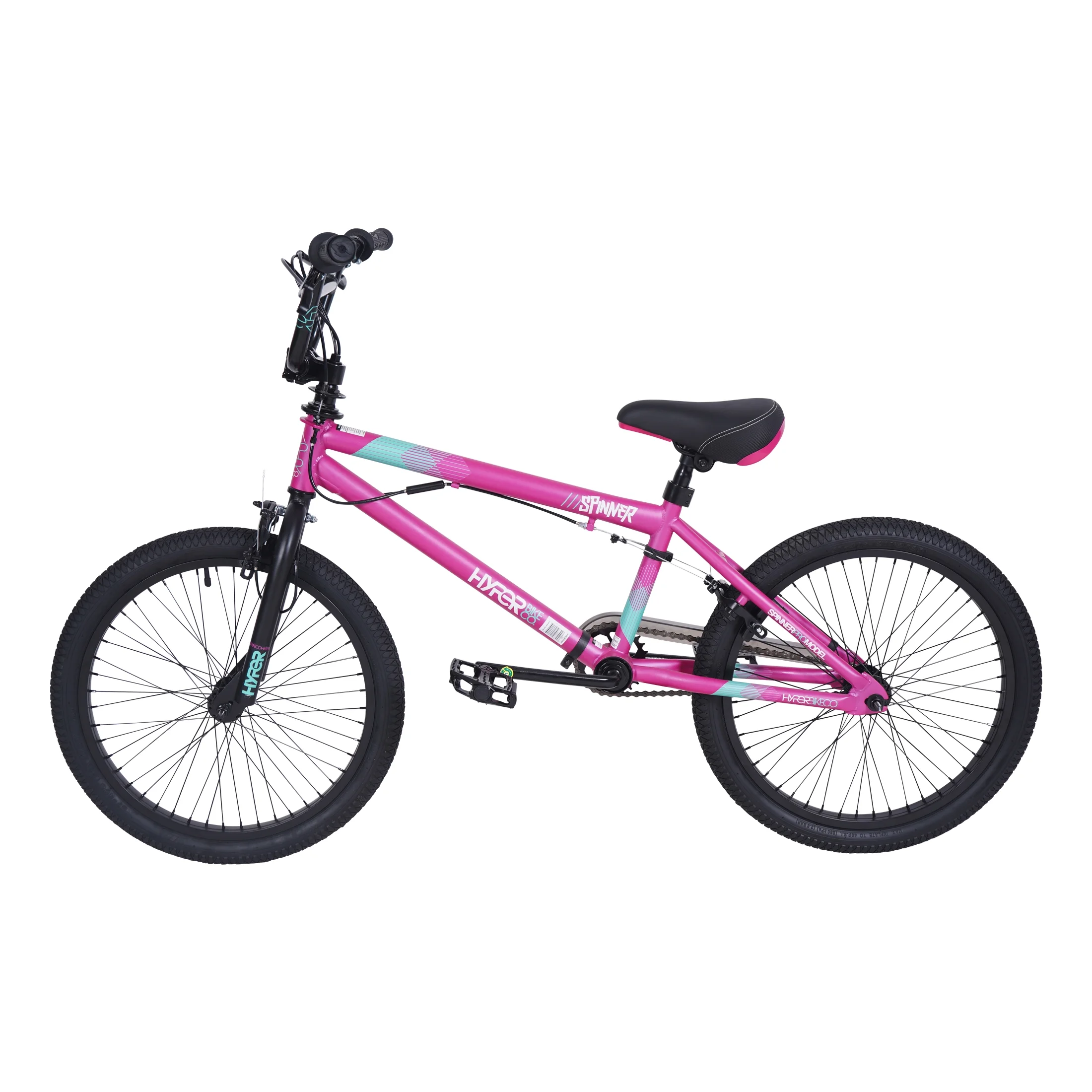 20" Girl's Spinner BMX Bike for Kids, Pink, Age Group 8 to 13, Child, Tween - Image 3