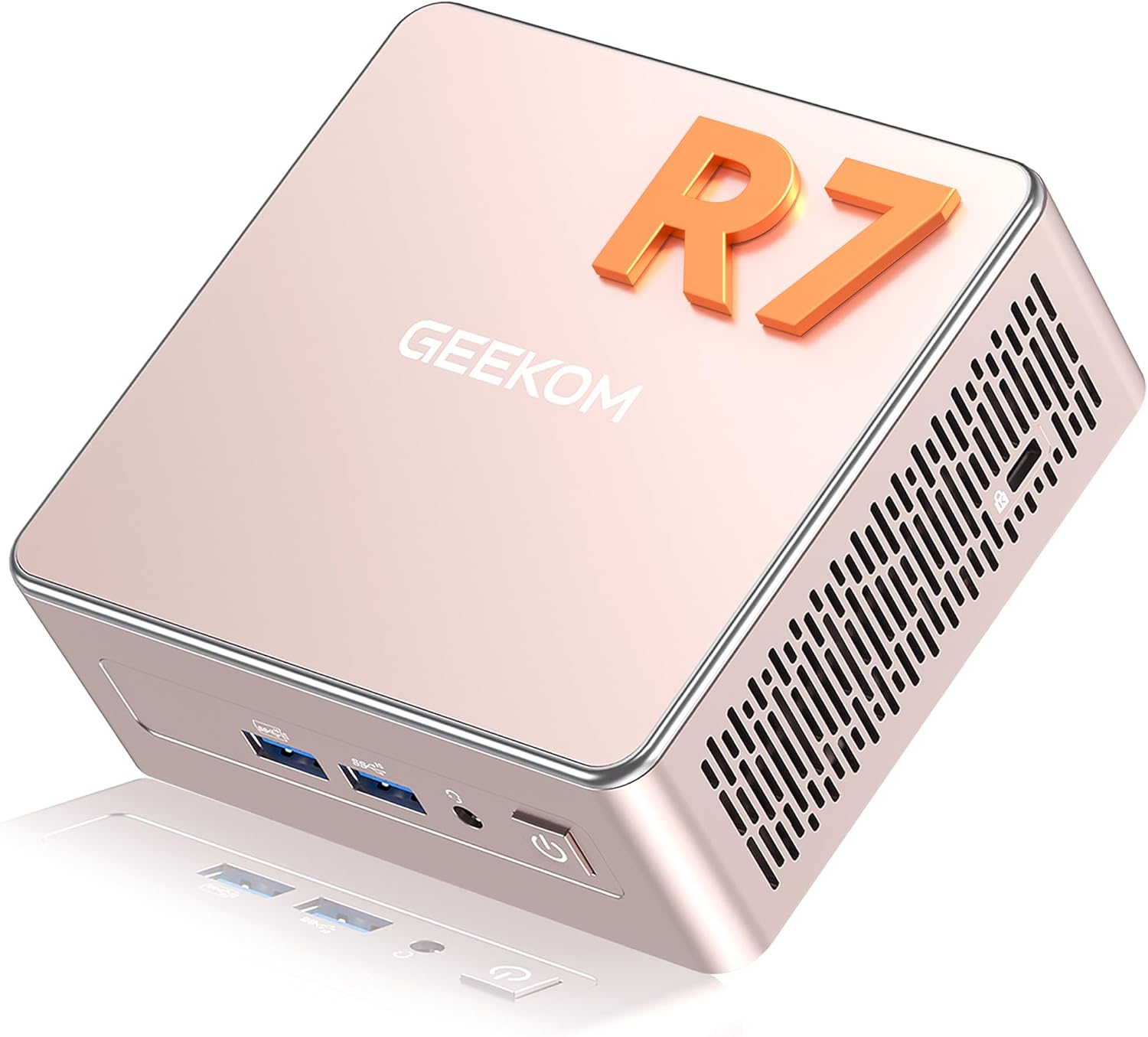 GEEKOM A5 Mini PC 2026 with AMD Ryzen 7 5825U  16GB DDR4(Not LPDDR)  512GB NVMe SSD  2.5