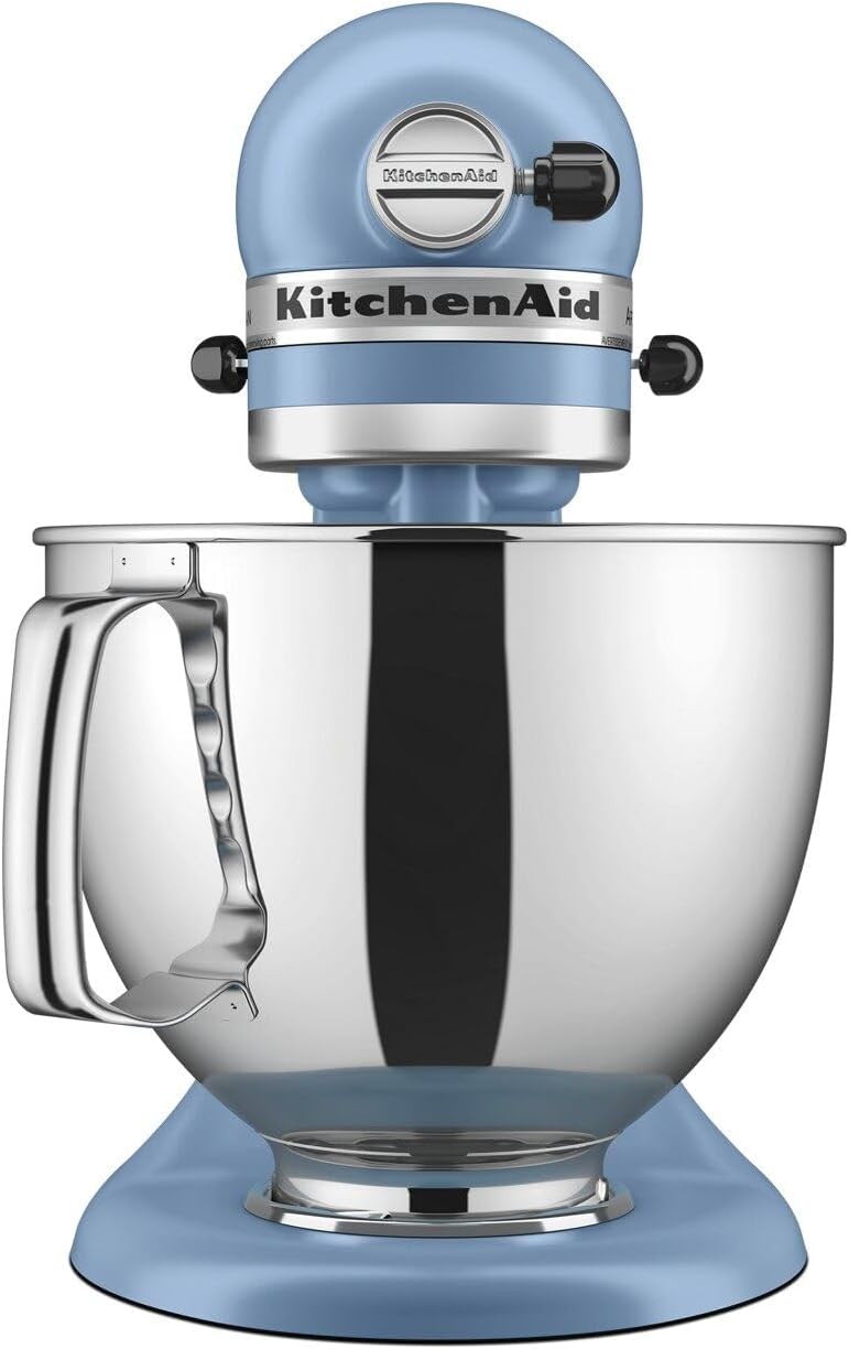 KitchenAid Artisan, 5-Qt Tilt Head Stand Mixer, KSM150PS, Blue Velvet