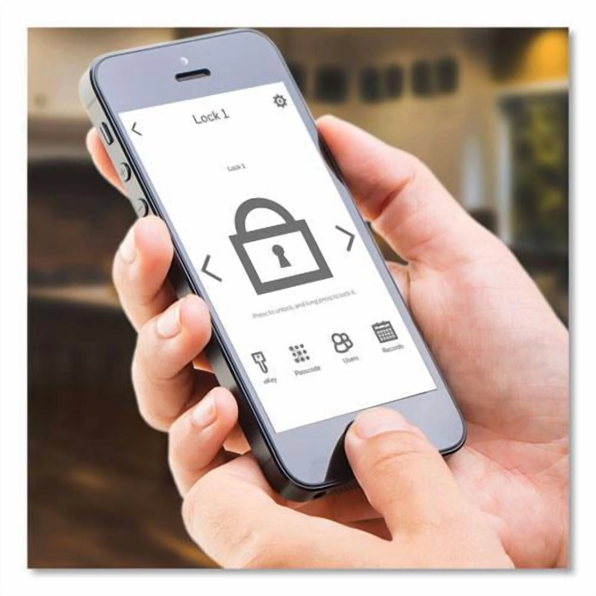 Bluetooth Smart Safe with Touch Screen, 15 x 11.8 x 11.8, 0.97 cu ft, Black - Image 5