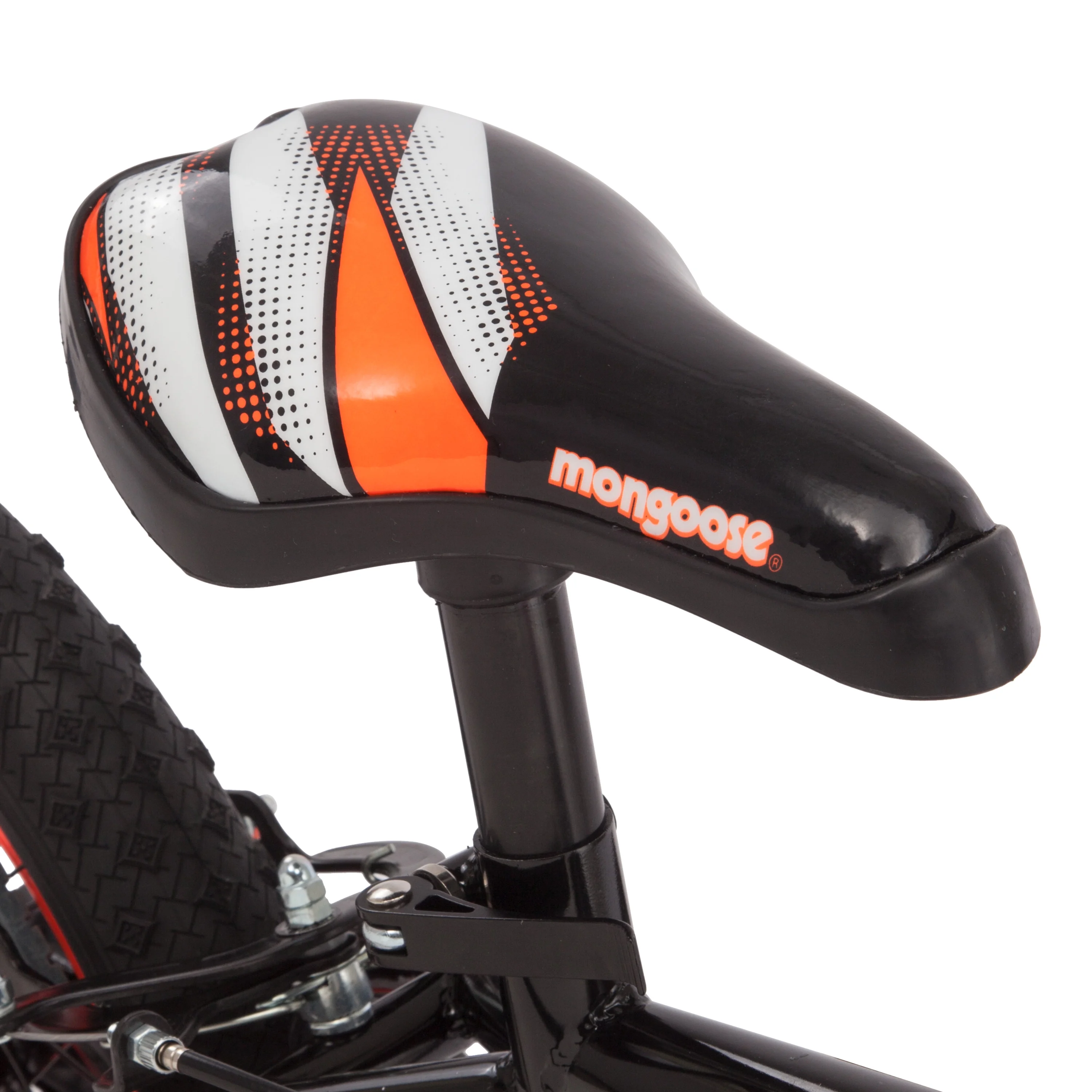 16" Mutant Kid's BMX Bike, Ages 3 5, Black Orange Image 6