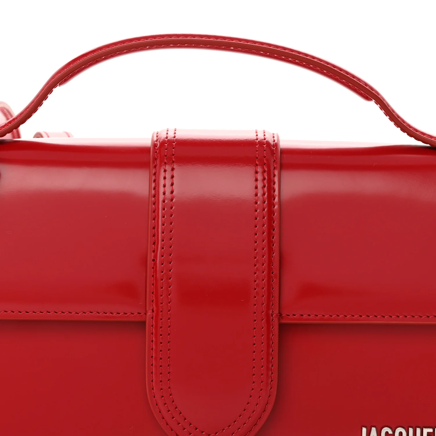 Glazed Calfskin Le Grand Bambino Red