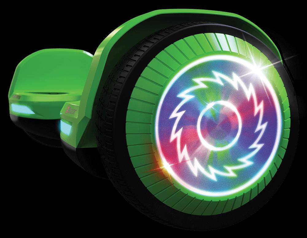 Hovertrax Brights Green with LED Lights UL2272 Certified Hoverboard for Child Age 8+ Image 10