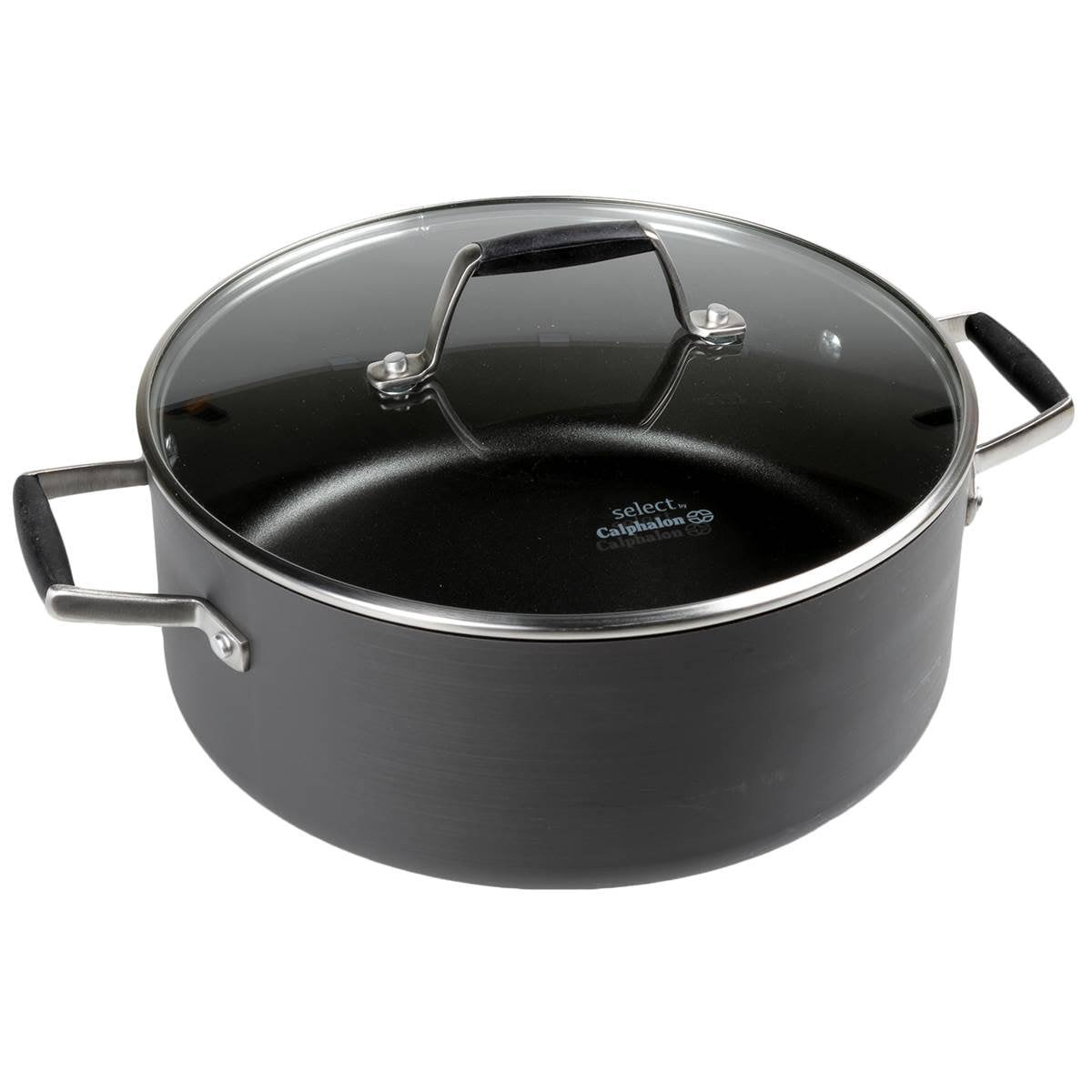 Calphalon Select 5-Quart Hard-Anodized Dutch Oven with Cover