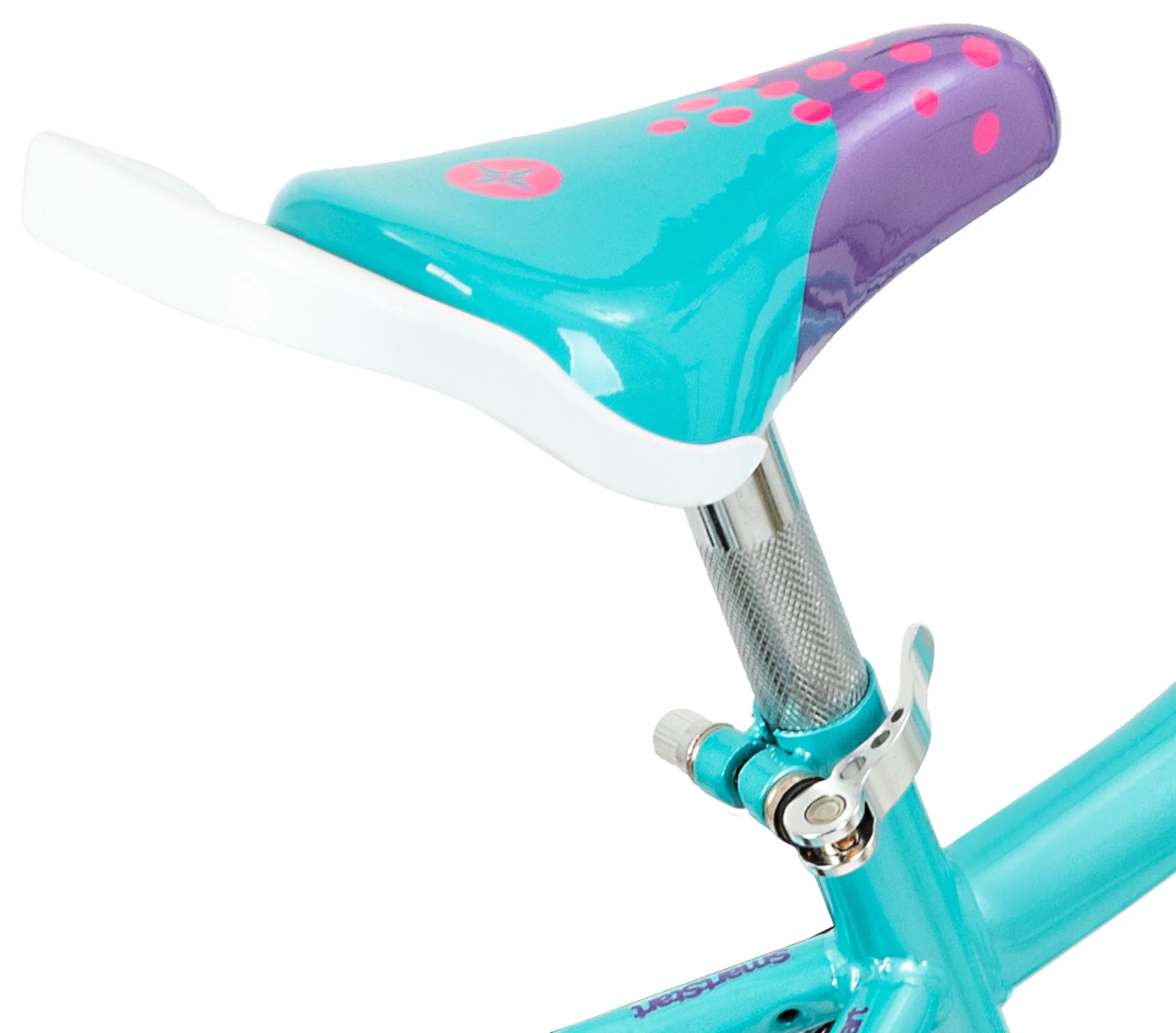 Schwinn Breeze 16 in Girls Kids Bike with Basket and Training Wheels, Ages 3 - 7, Teal and Purple