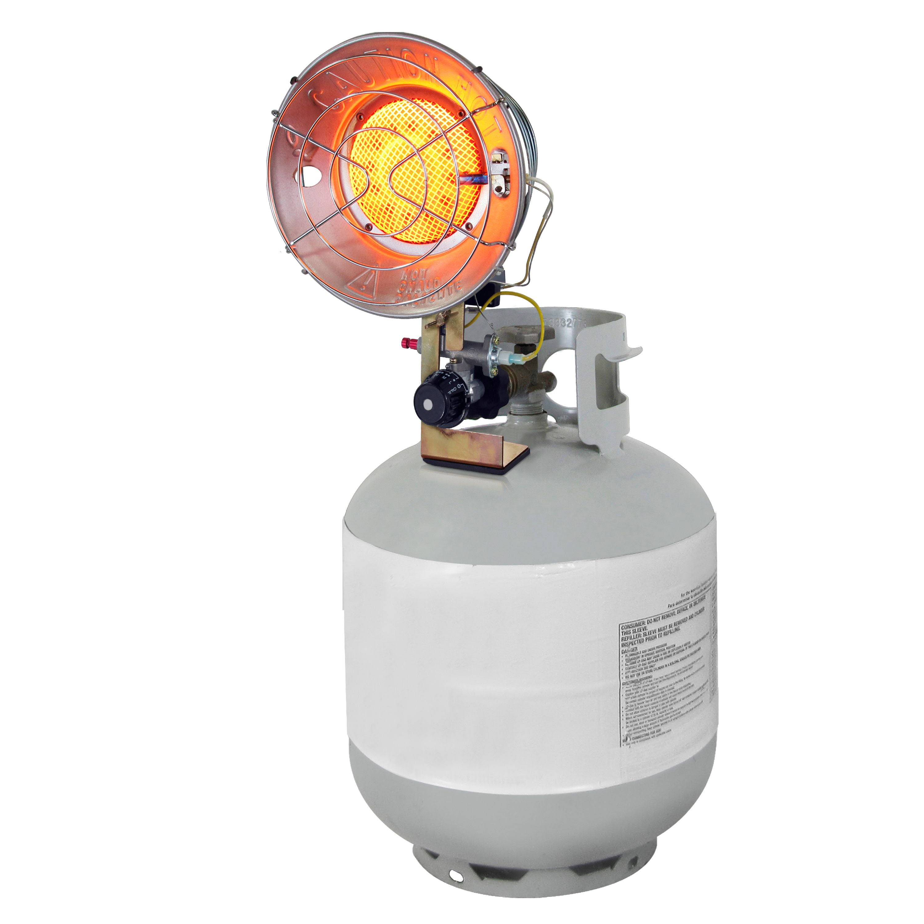 Dyna-Glo Single Burner 15,000 BTU Radiant Tank Top Propane Portable Heater