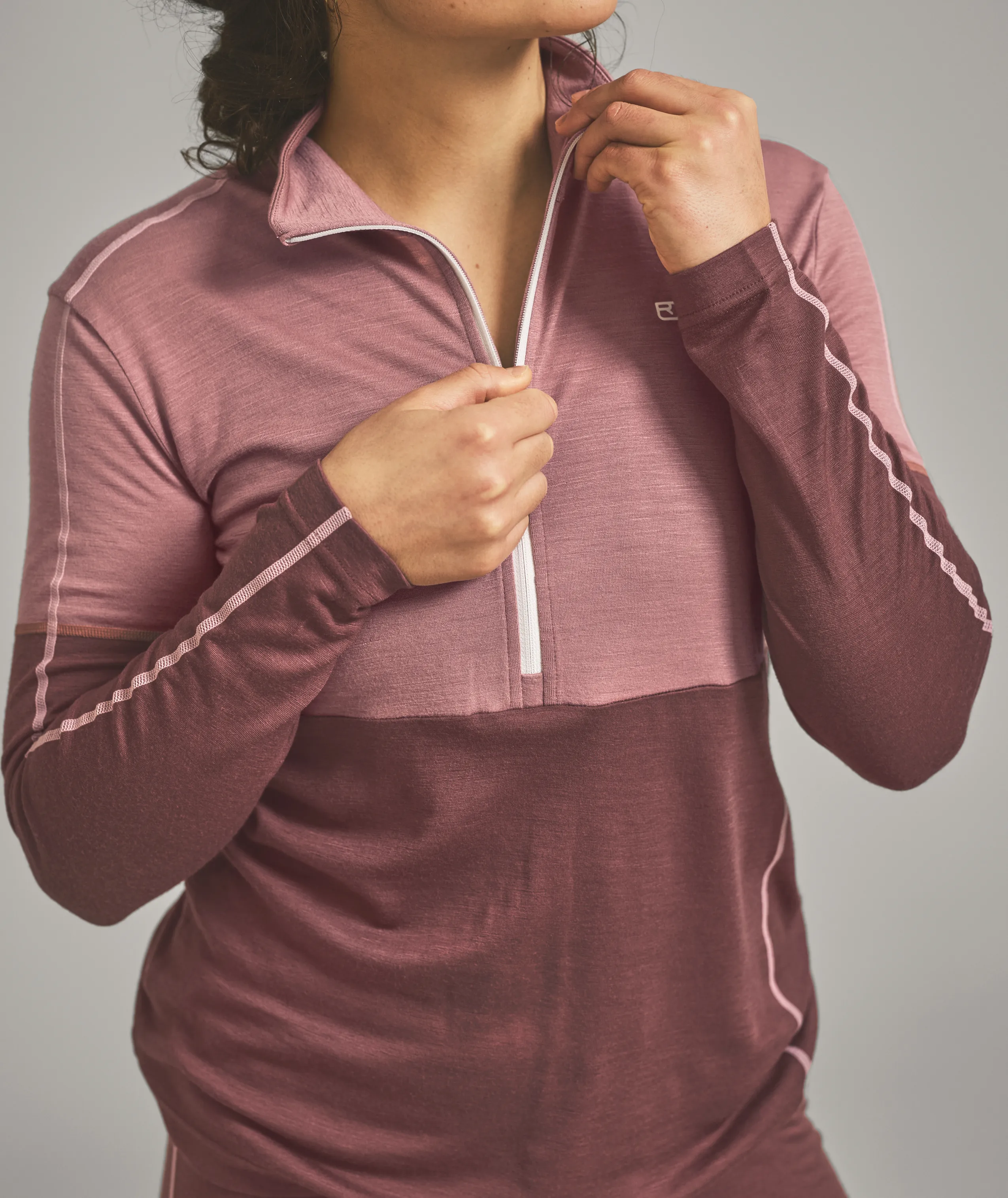 ORTOVOXR 185 ROCK'N'WOOL ZIP NECK