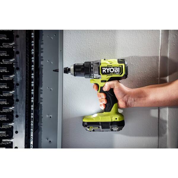ONE+ HP 18V Brushless Cordless 3 Tool Combo Kit w/Drill/Driver, Impact Driver, 4 0 Ah Battery, Batteries, Charger Bag Image 9