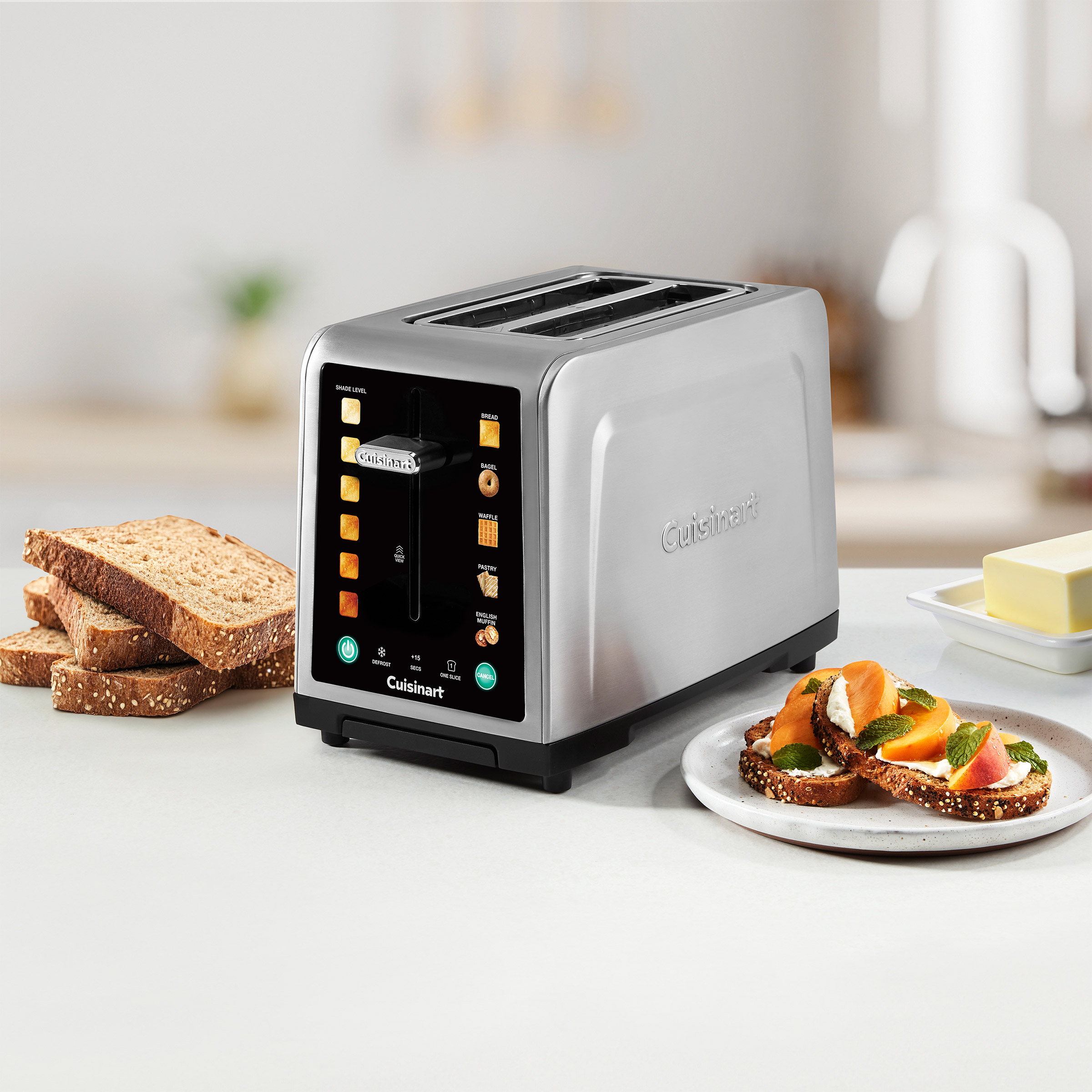 Cuisinart Simplitouch XL Color Touchscreen 2 - Slice Toaster