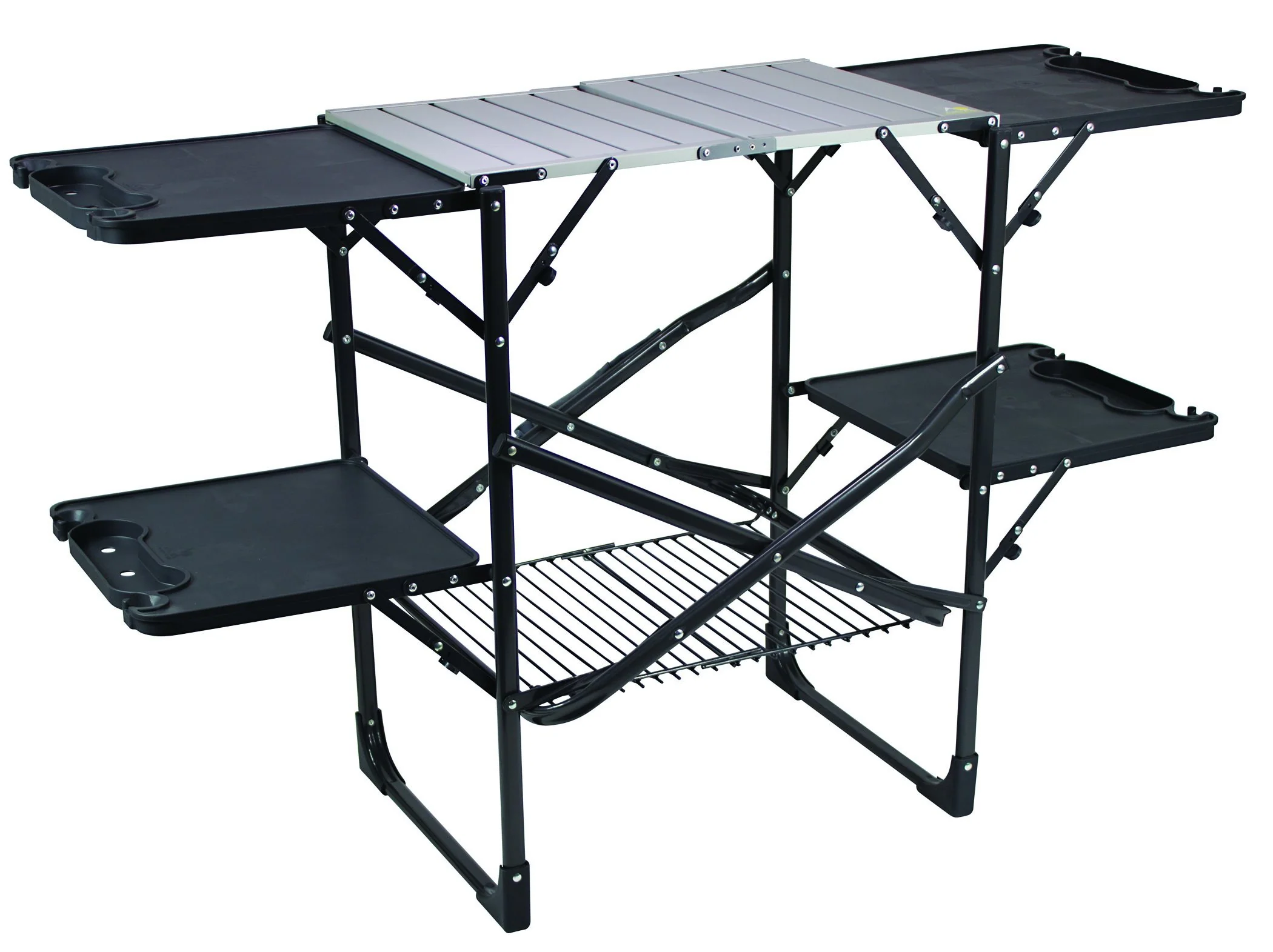 GCI Outdoor Slim-Fold Cook Station. Portable Camp Kitchen Table