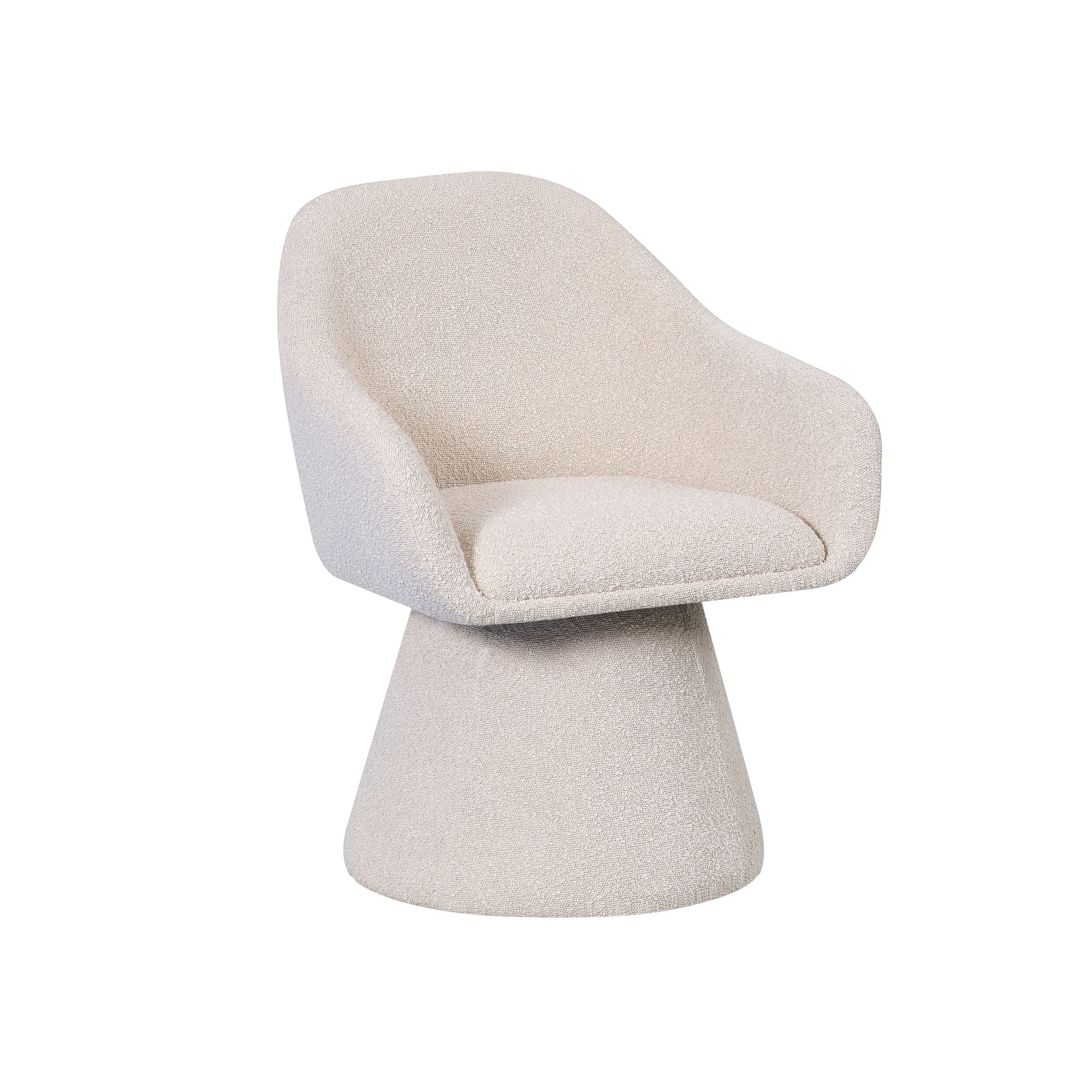 Comet Swivel Dining Armchair Sand