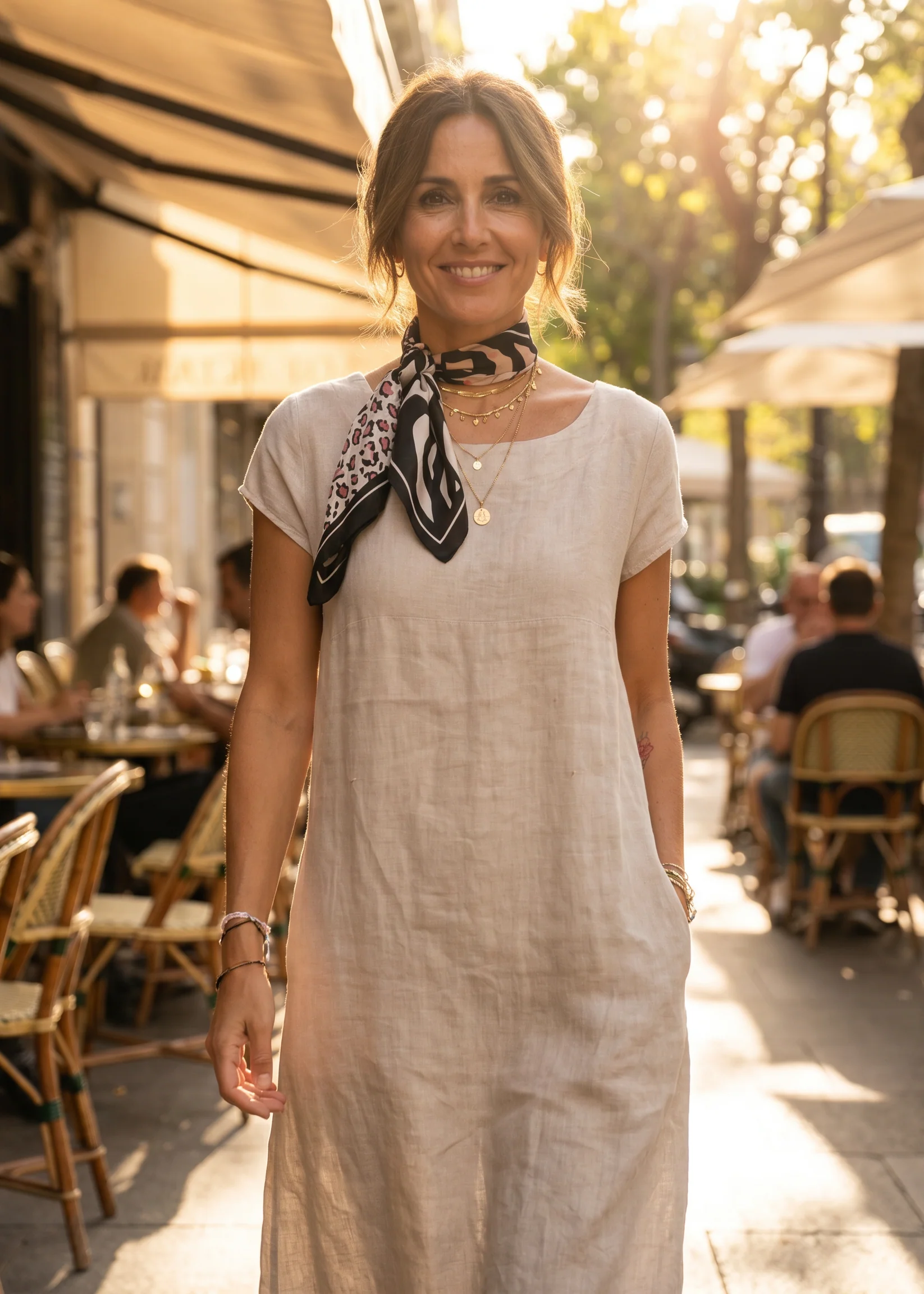 Robe quotidienne ample et respirante