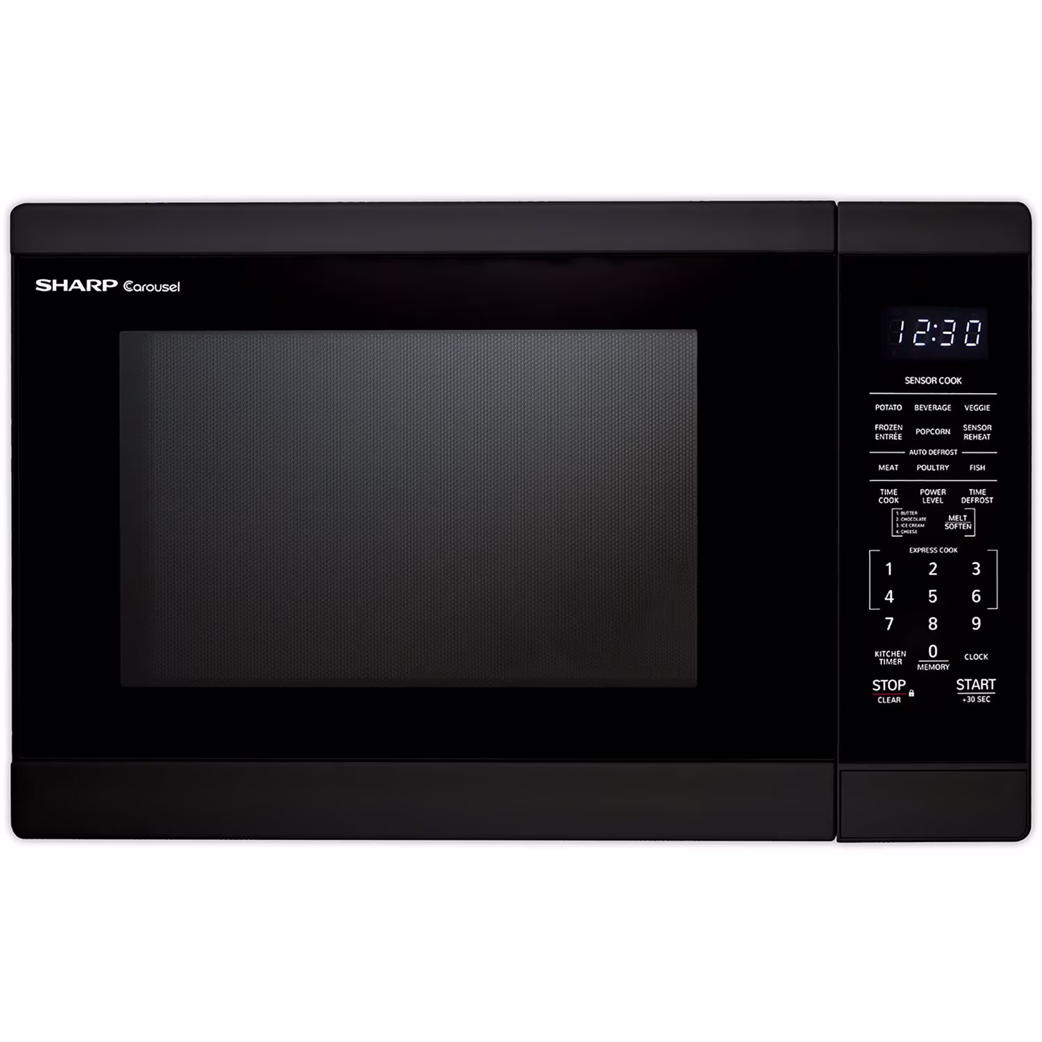 Sharp 1.4 - Cu. Ft. Countertop Microwave Oven in Black