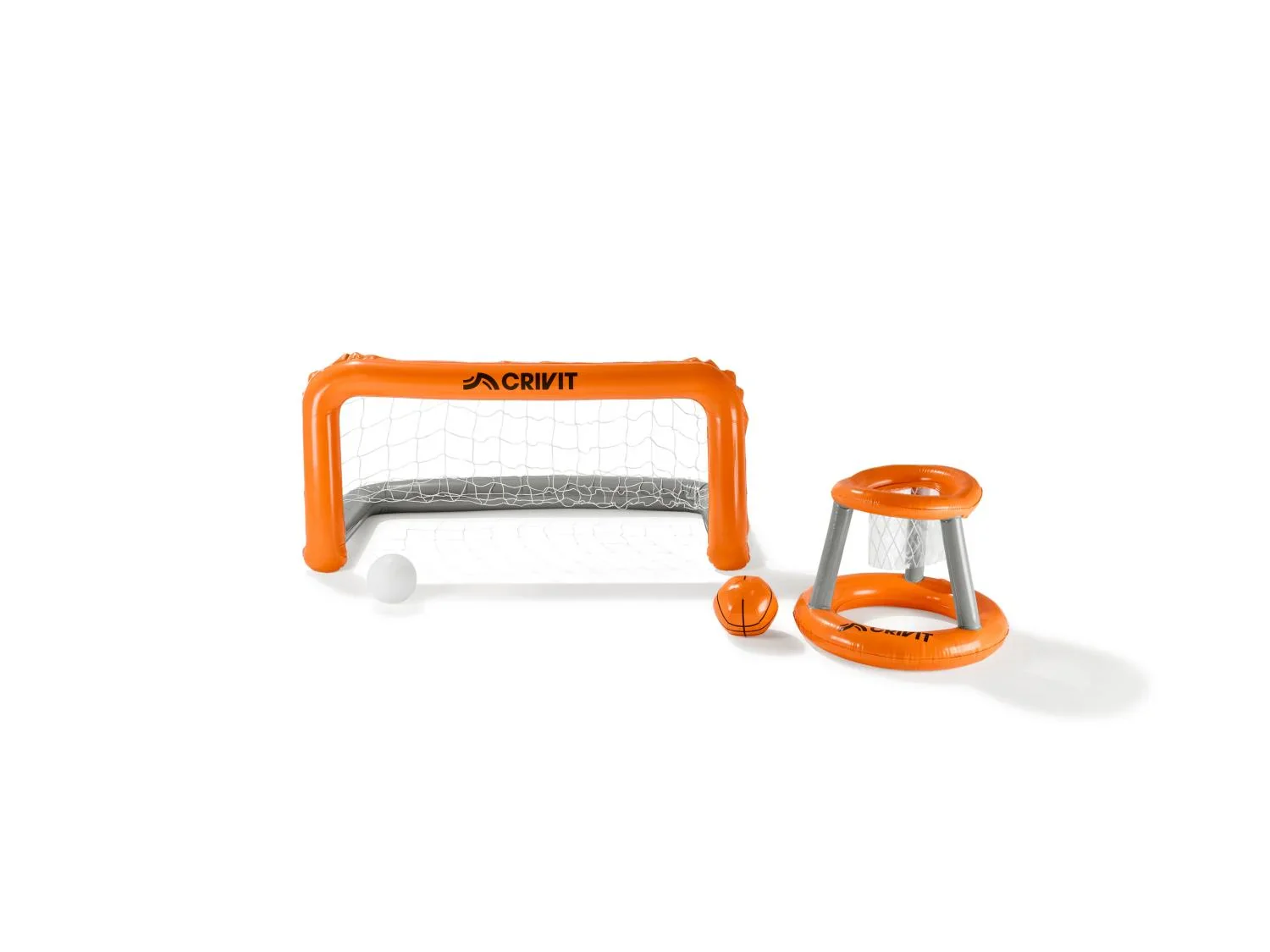 CRIVIT Filet daqua volley gonflable ou set de but et panier gonflables