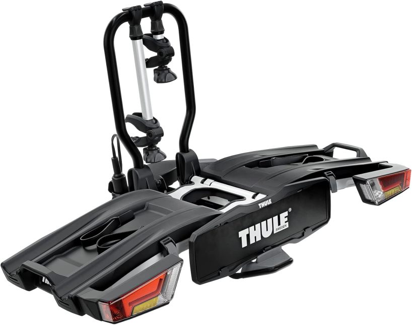 Porte-vélos Thule EasyFold XT pour attelage, 2 vélos, argent