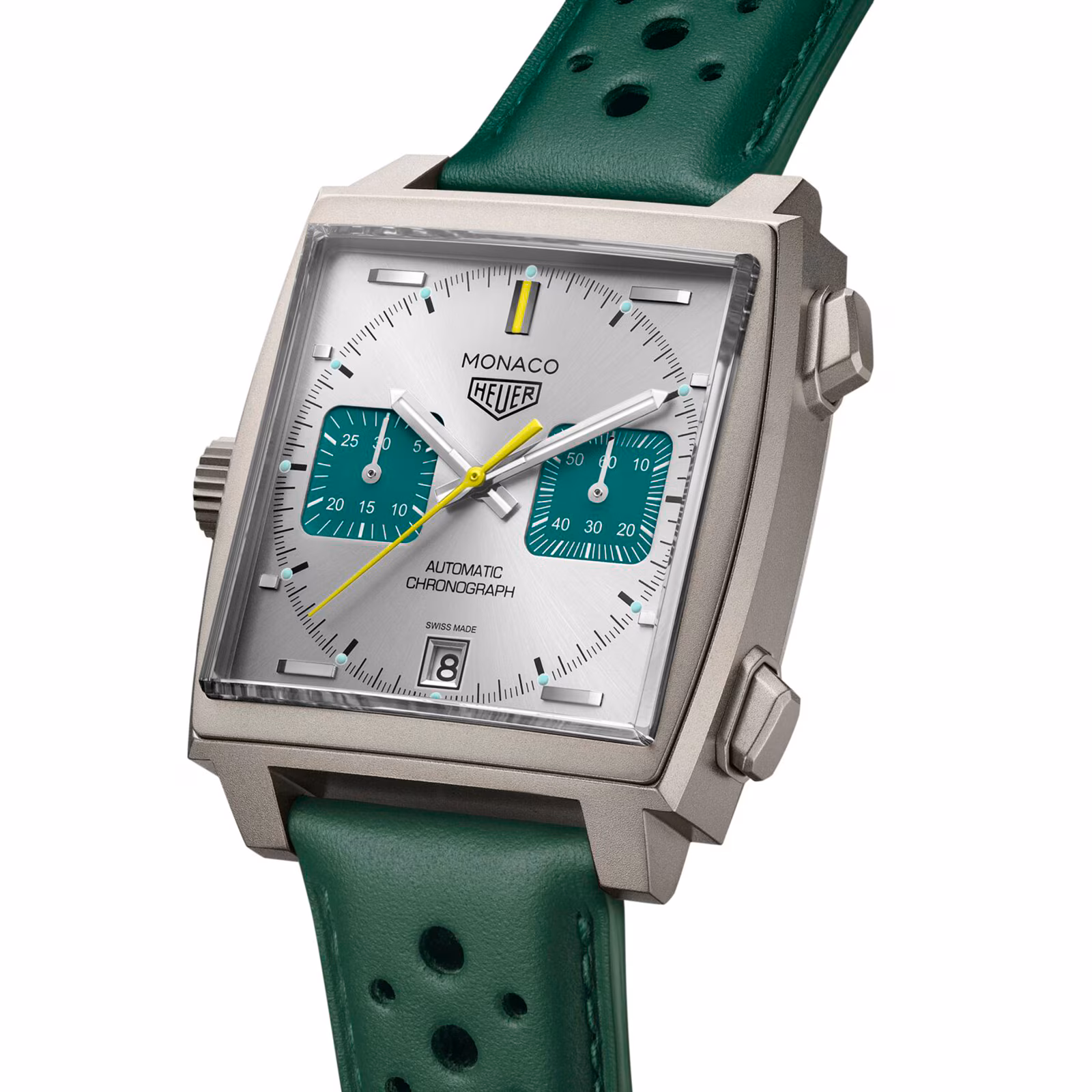 【Super Clone】TAG Heuer Monaco Chronograph Racing Green 39mm Mens Watch CAW218E.FC6565