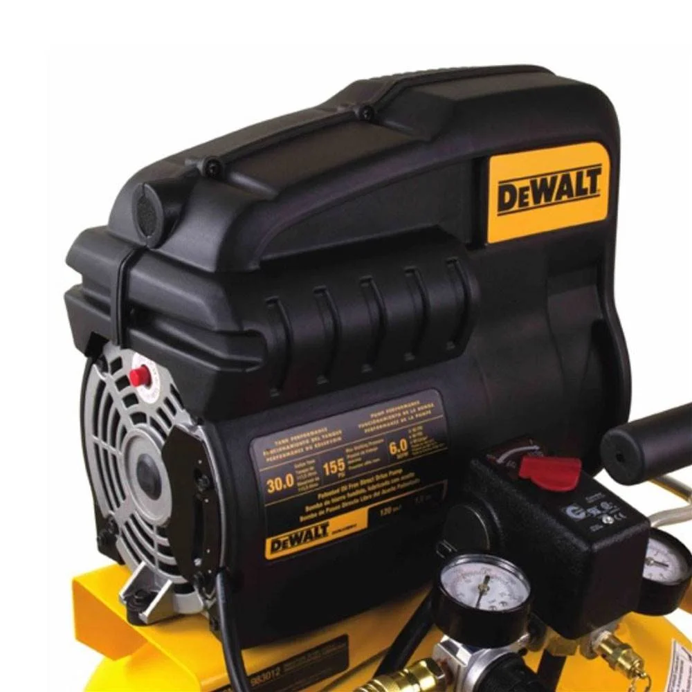 Portable 30 Gallon Oil Free Electric Motor Vertical Air Compressor Tank - Image 3