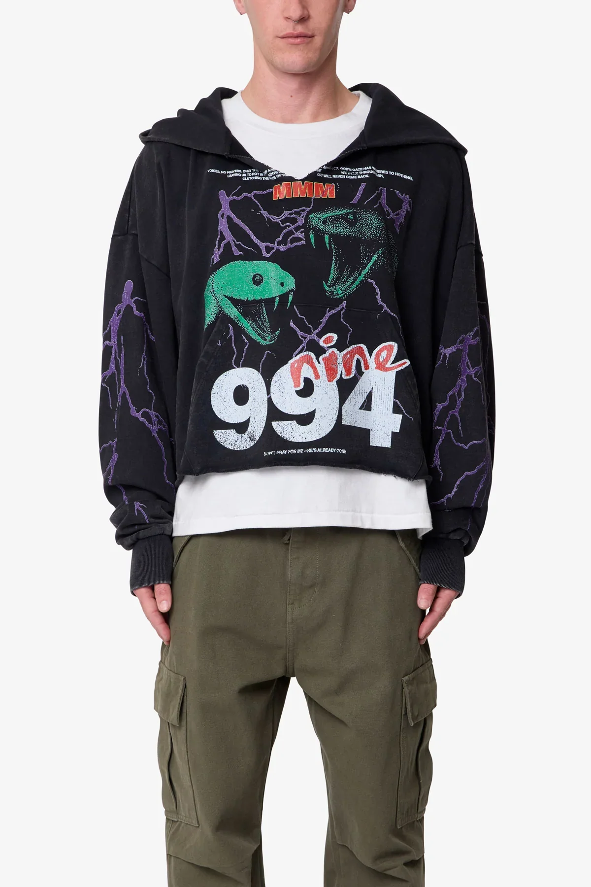 Snake 994 Hoodie - Black