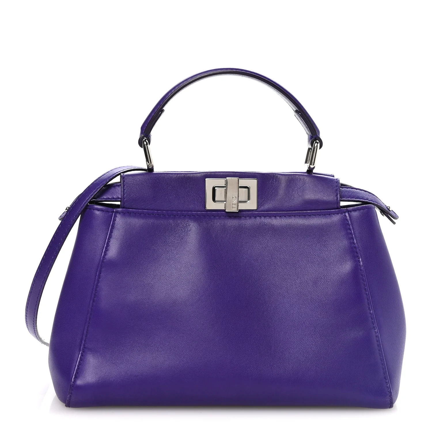 Nappa Mini Peekaboo Iconic Satchel Violet