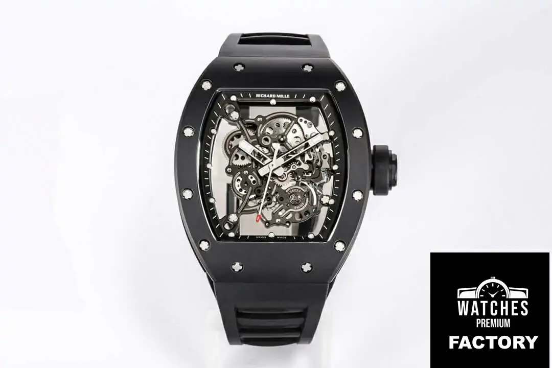 Richard Mille RM-055 BBR Factory V2 Black Strap