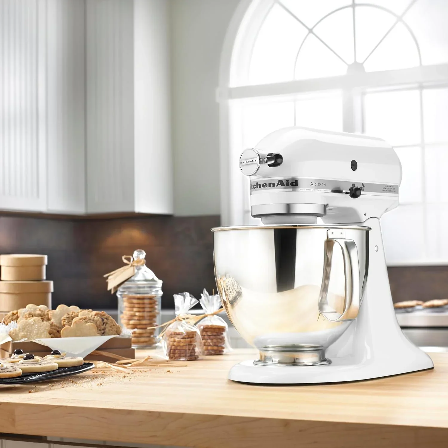 Robot pâtissier KitchenAid Artisan Series de 5 pintes à tête inclinable