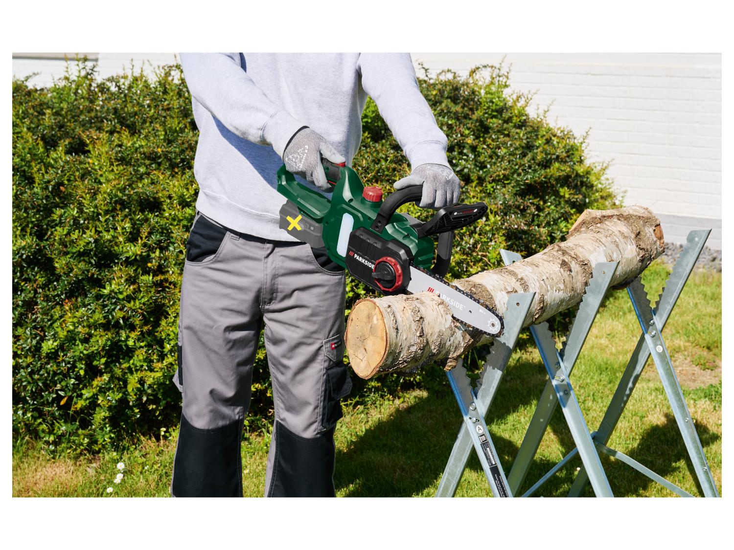 PARKSIDE Trononneuse sans fil + chargeur + batterie, 20 V