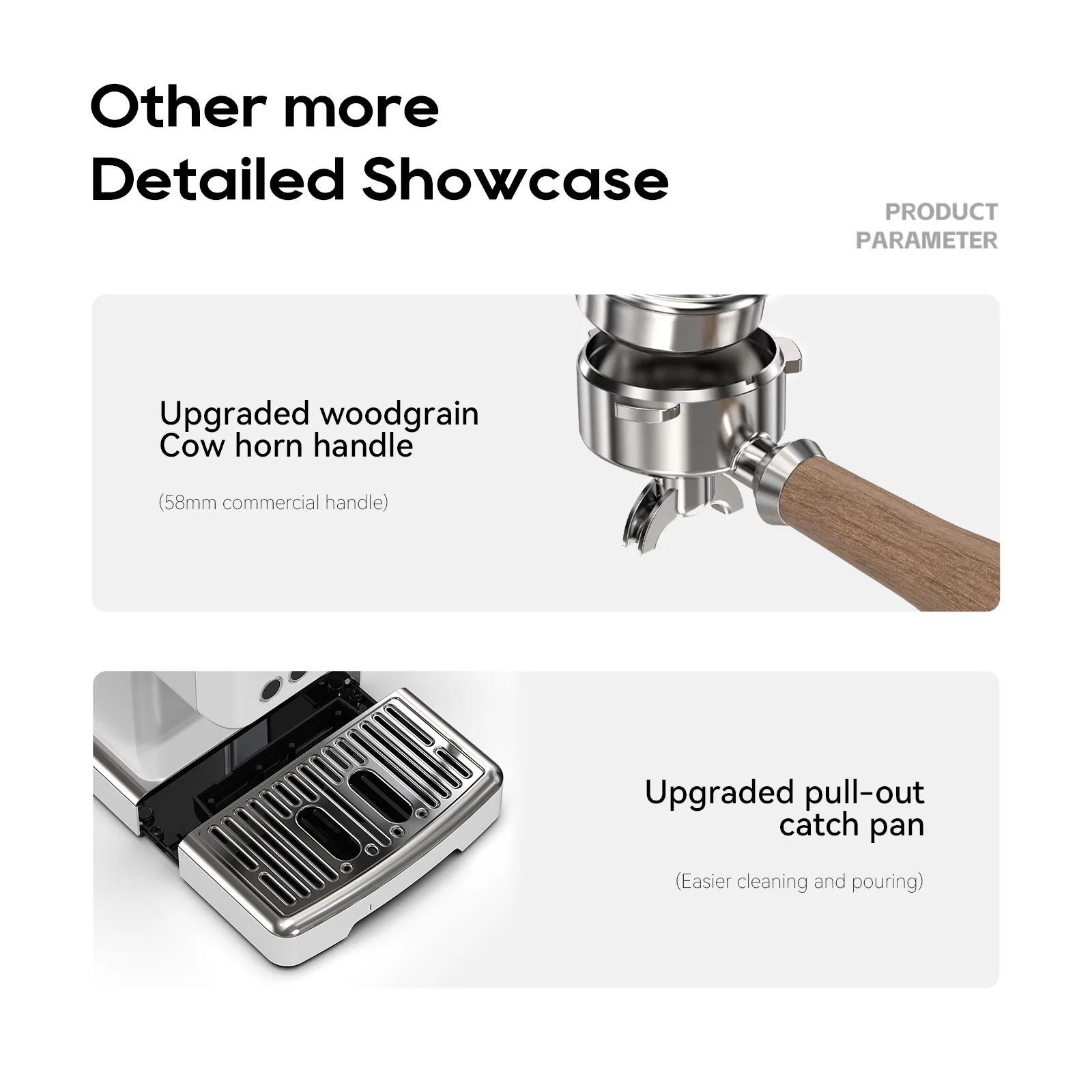 Hibrew H10PLUS 20bar Espresso Coffee Machine with Adjustable Temperature & Steam