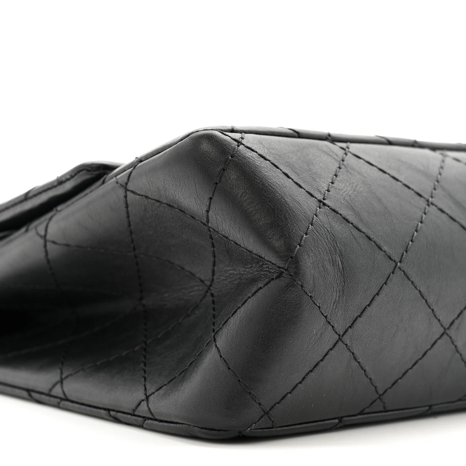 Aged Calfskin Quilted 2.55 Reissue 226 Flap Black