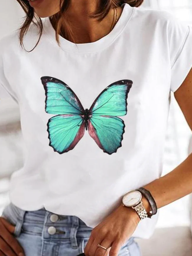 Océane Dubois | T-shirt stylé aux motifs d'été extravagants
