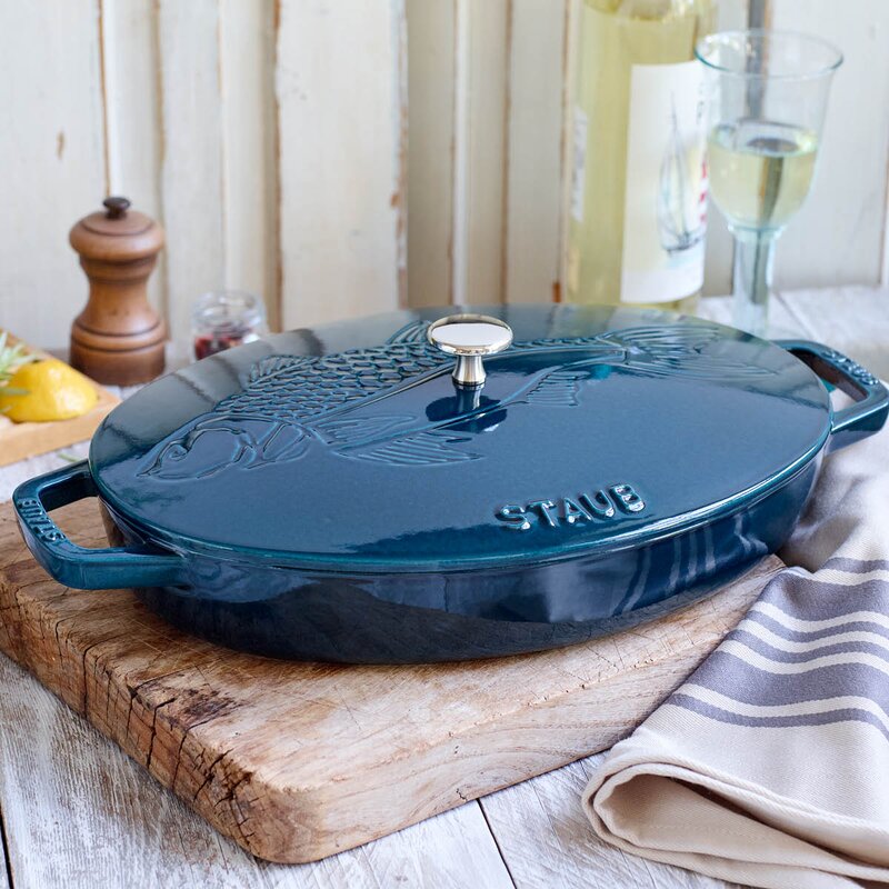 La Cocotte ovalt gryte med lokk 32 cm 2,8L la mer