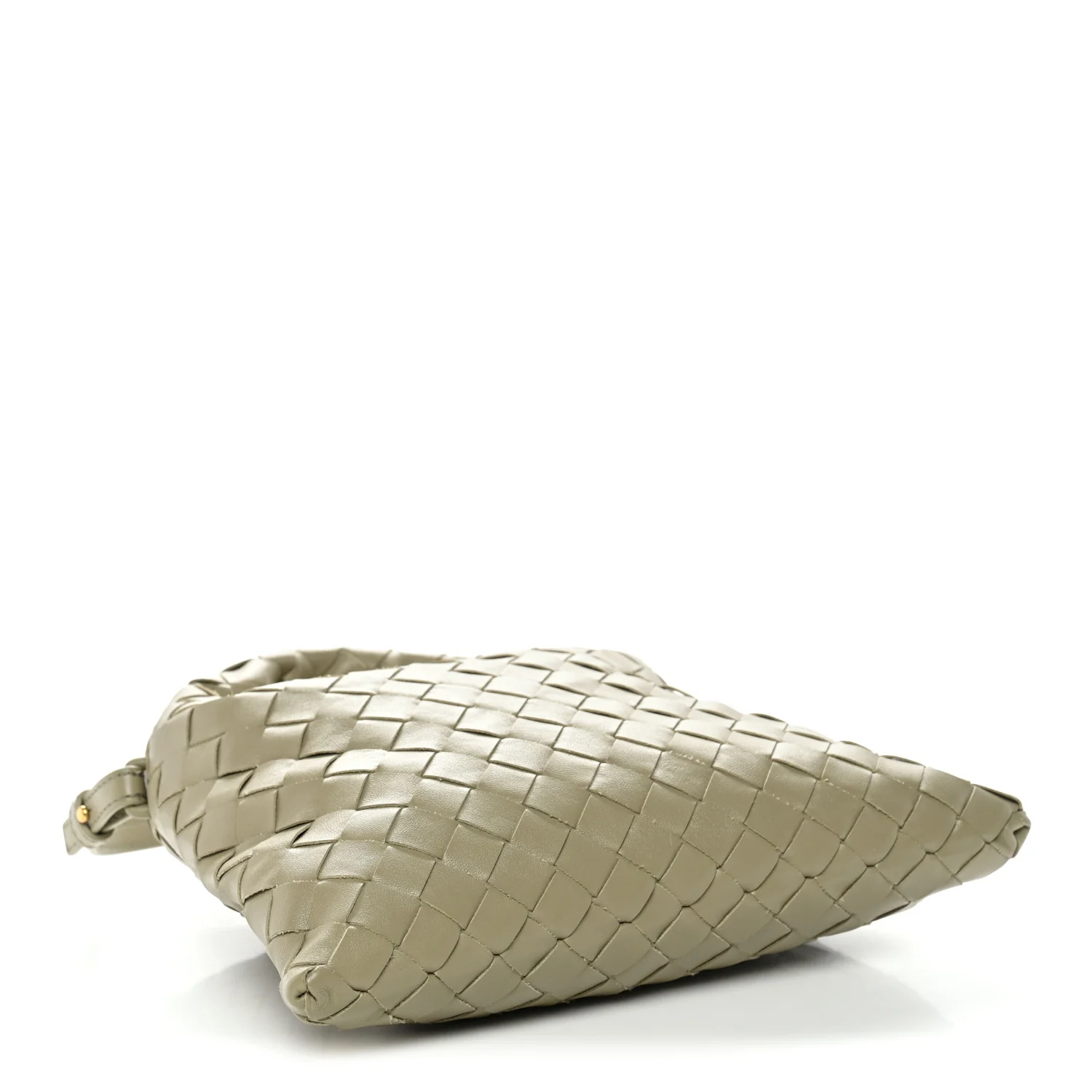 Calfskin Intrecciato Mini Hop Travertine