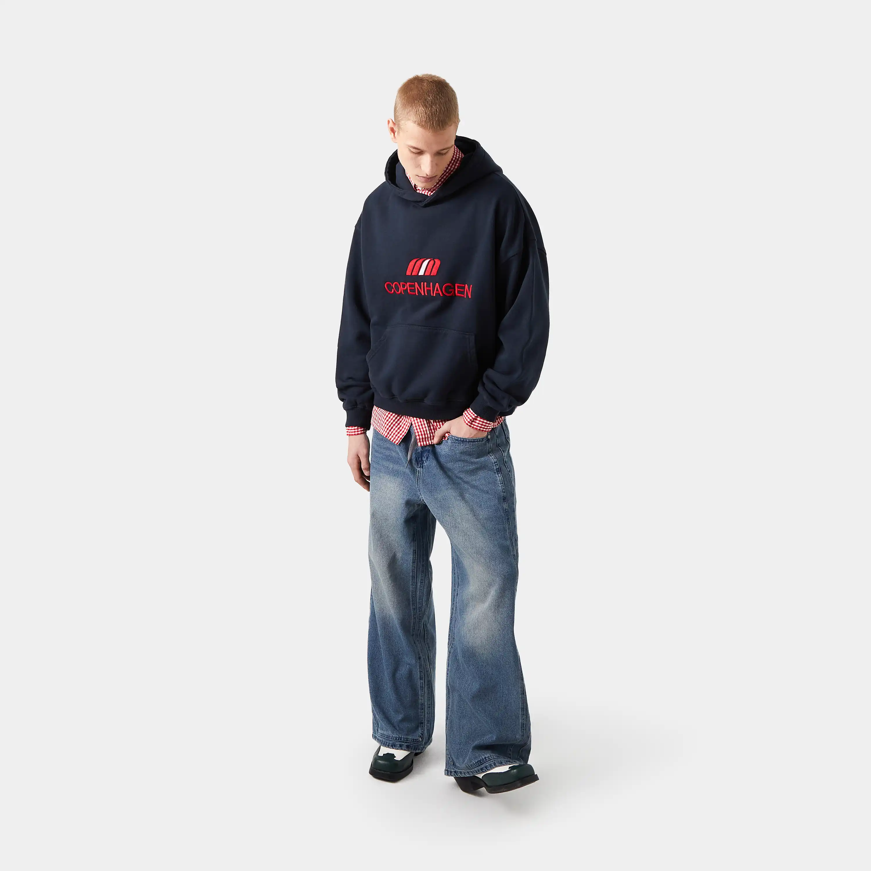 Flag CPH Navy Oversized Hoodie