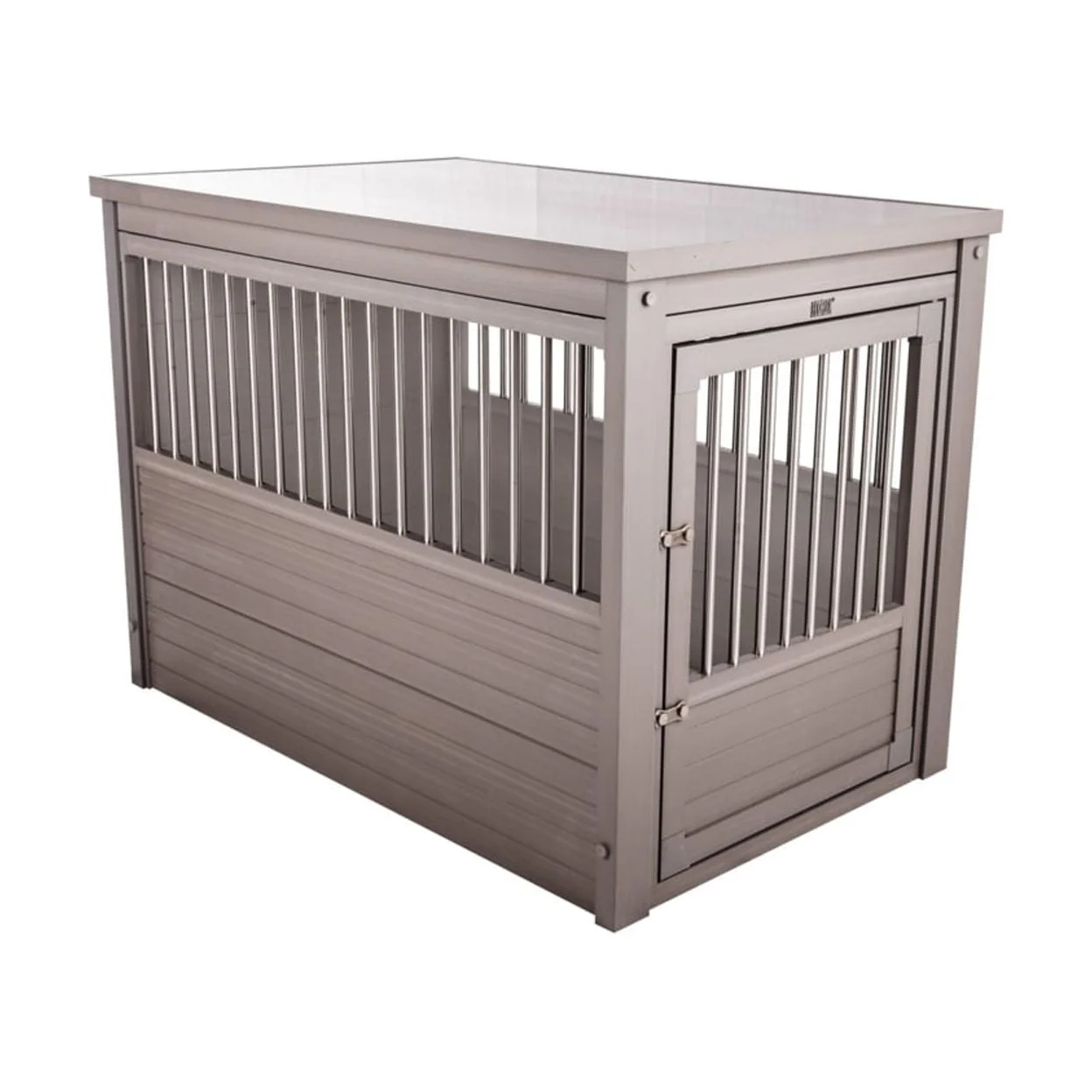 Dog Crate End Table Grey Large(L) Image 4