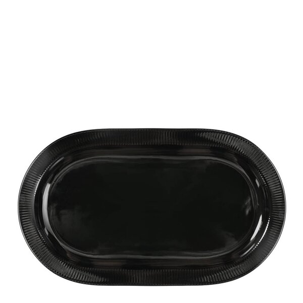 Inka serveringsfat 34x20 cm svart