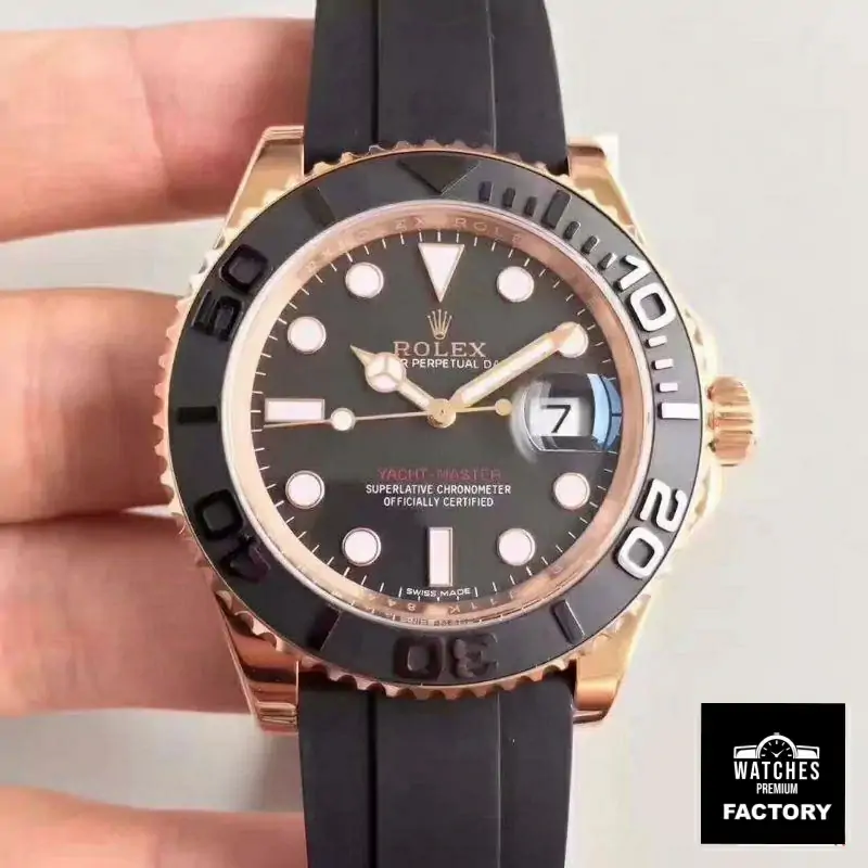 Rolex Yacht-Master 40MM 116655 Noob Factory Black Dial
