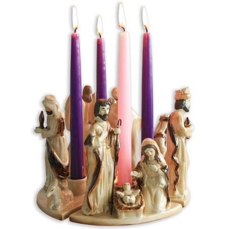 Nativity Advent Wreath | Christianbook