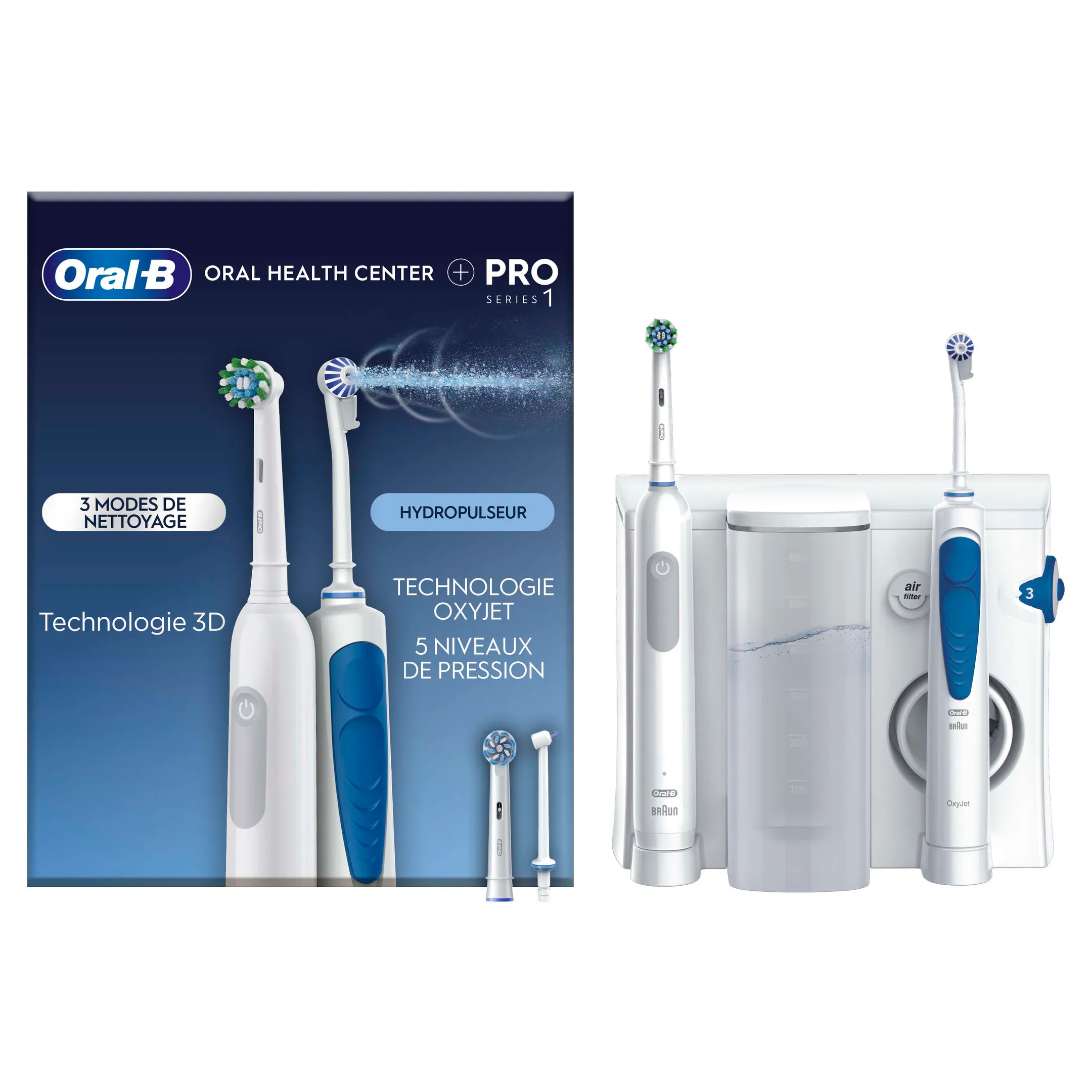 Oral-B Monddouche Oral Health Center + Elektrische Tandenborstel
