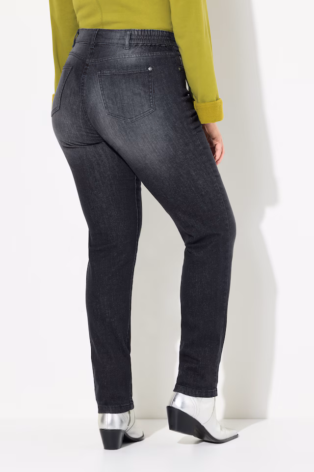 Rhinestone Detail Stretch Fit Jeans