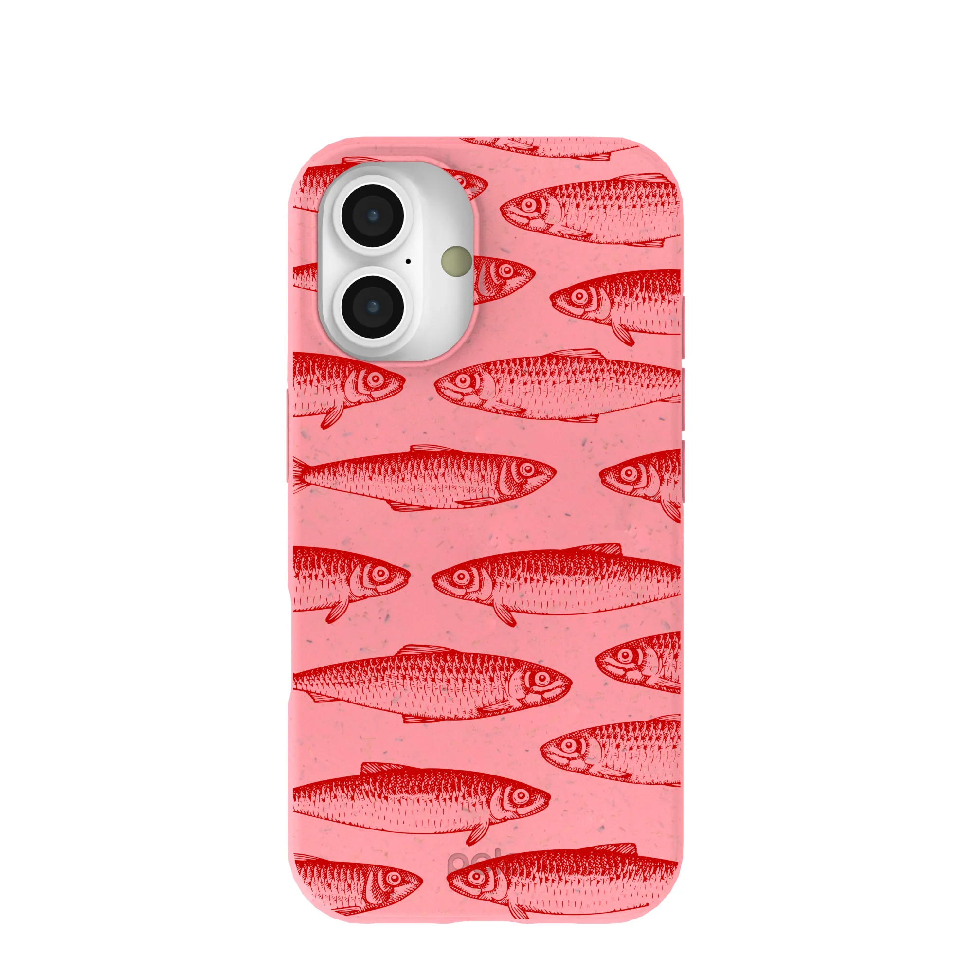 Bubblegum Pink Sardine Stream iPhone 16 Case