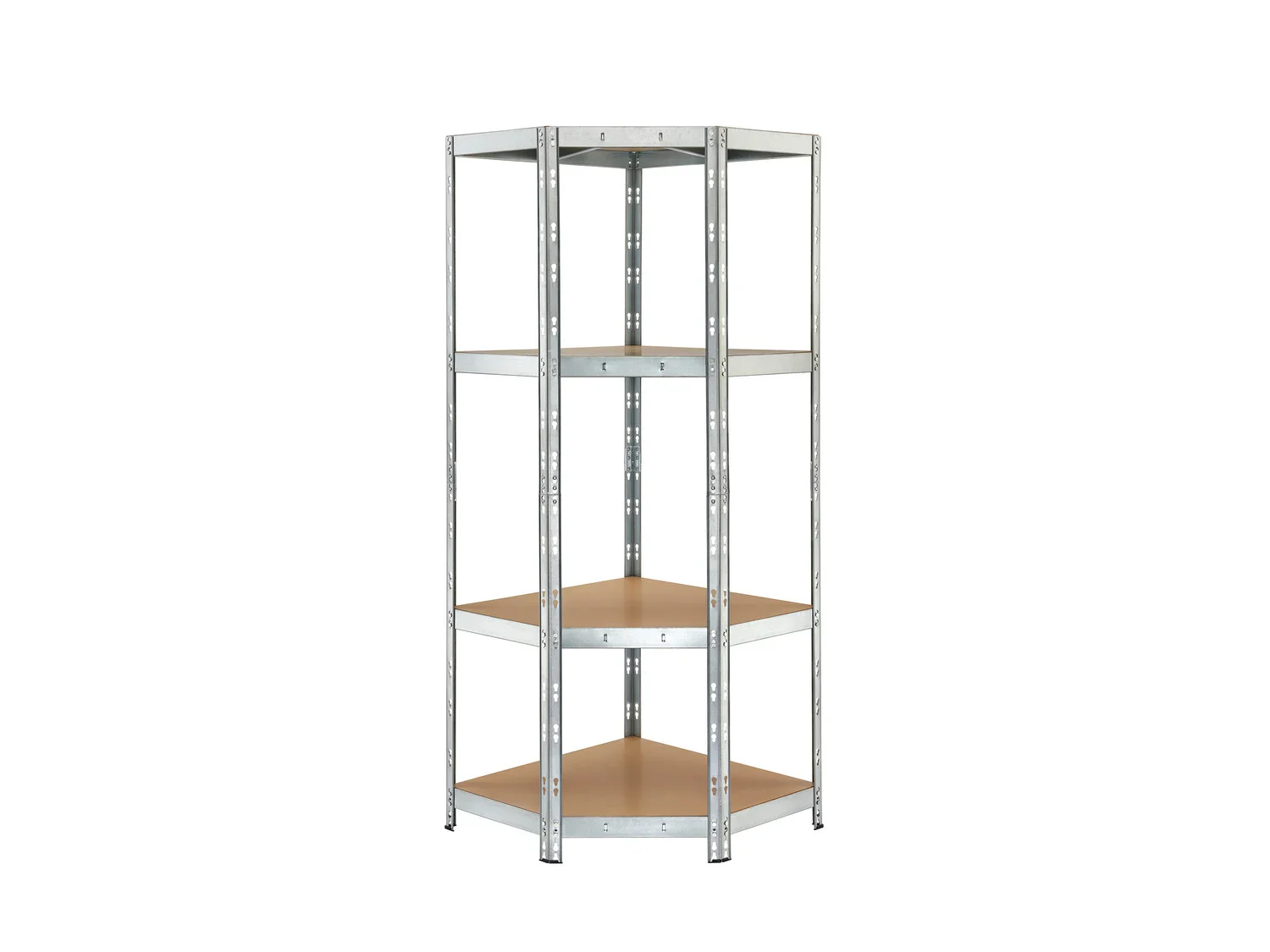 PARKSIDE Rayonnage d'angle, 4 tagres, 70 x 70 x 180 x 40 cm