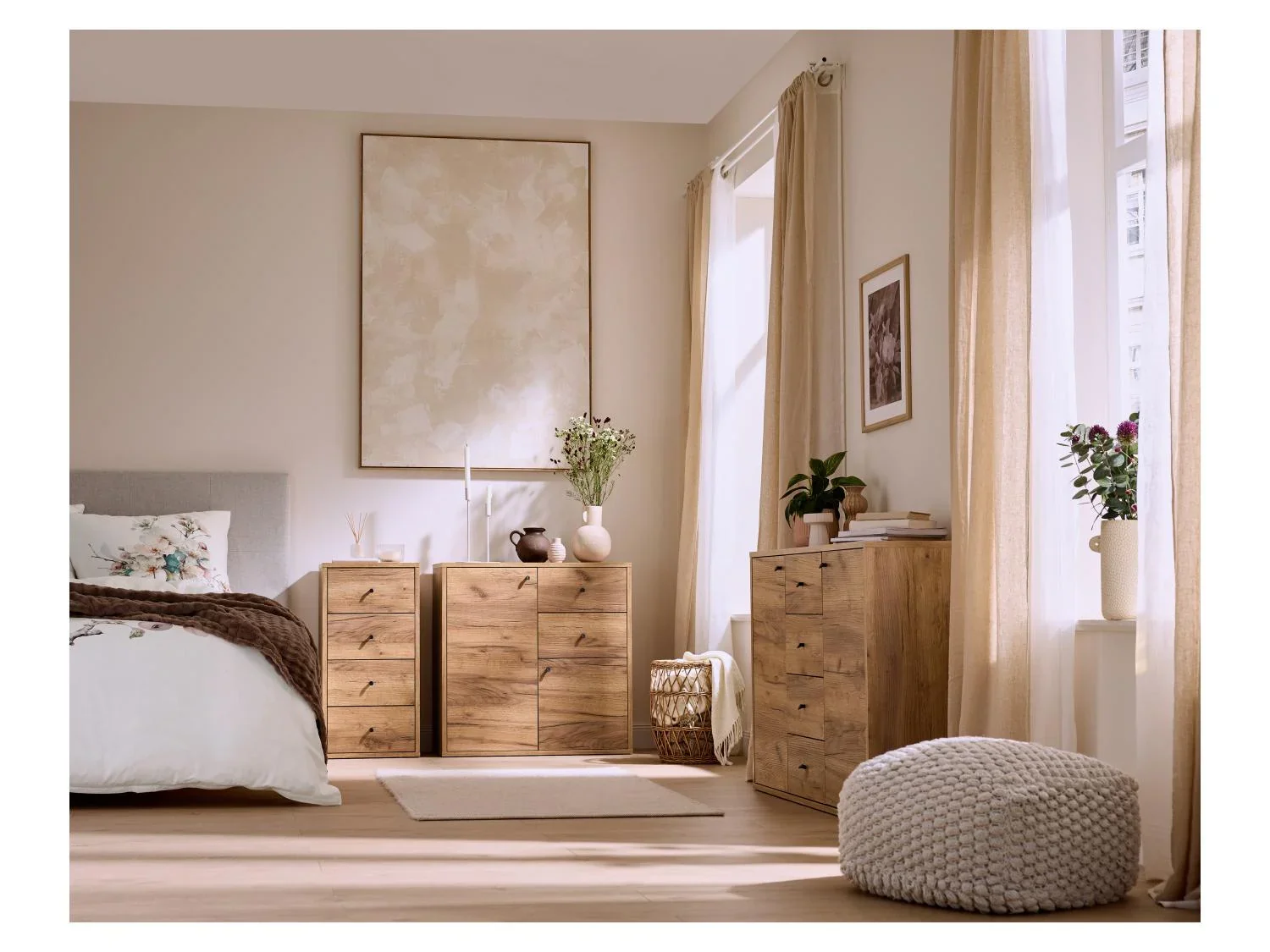 LIVARNO Commode Verona, 40 x 80 x 35 cm, imitation chne