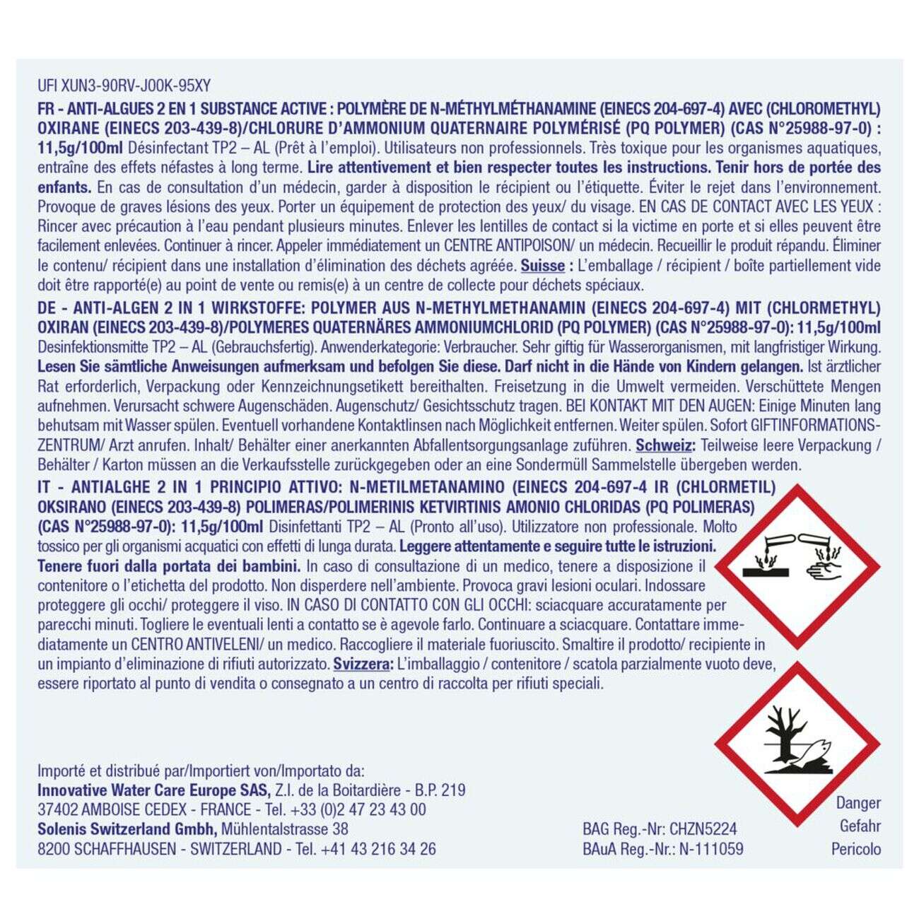 Correcteur pH PLUS en poudre 2kg